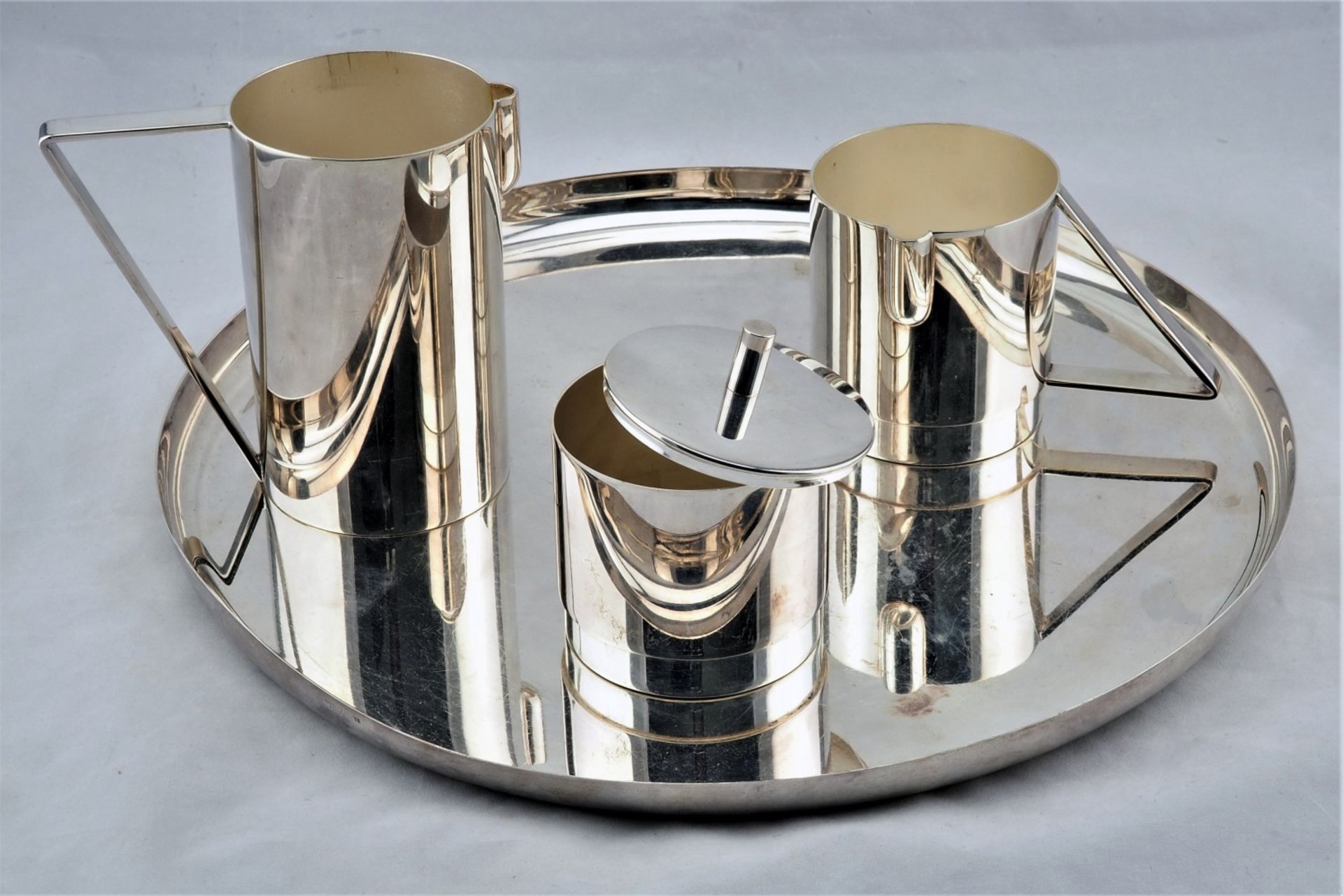 Designer coffee set, 4 pieces, Lino Sabattini - Image 2 of 3