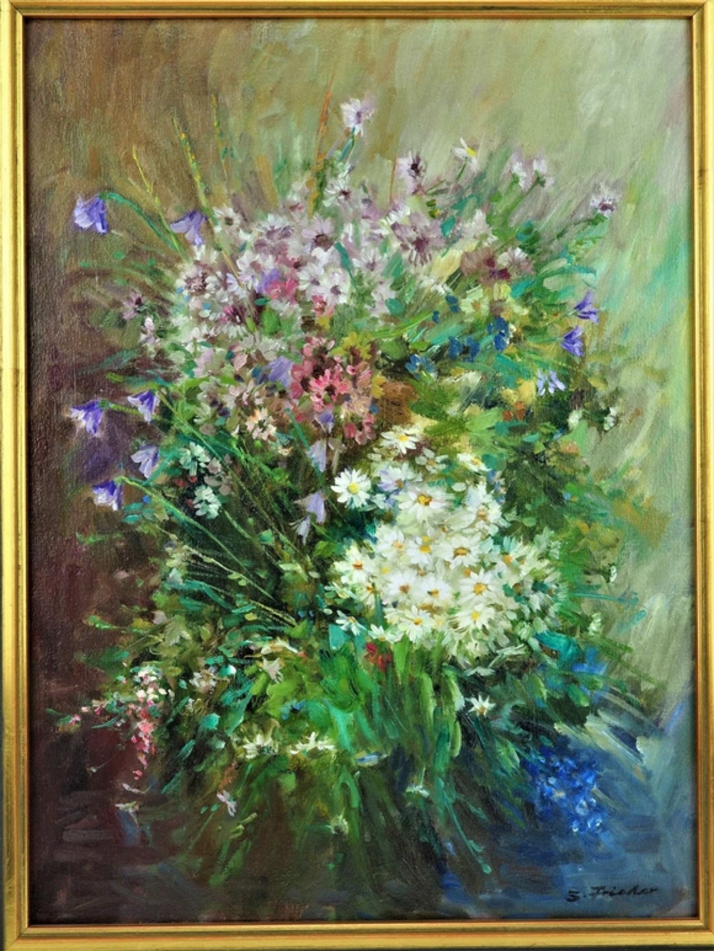 Flower Still Life - Sepp Frieder (born 1920 in Ettenbeuren near Günzburg).