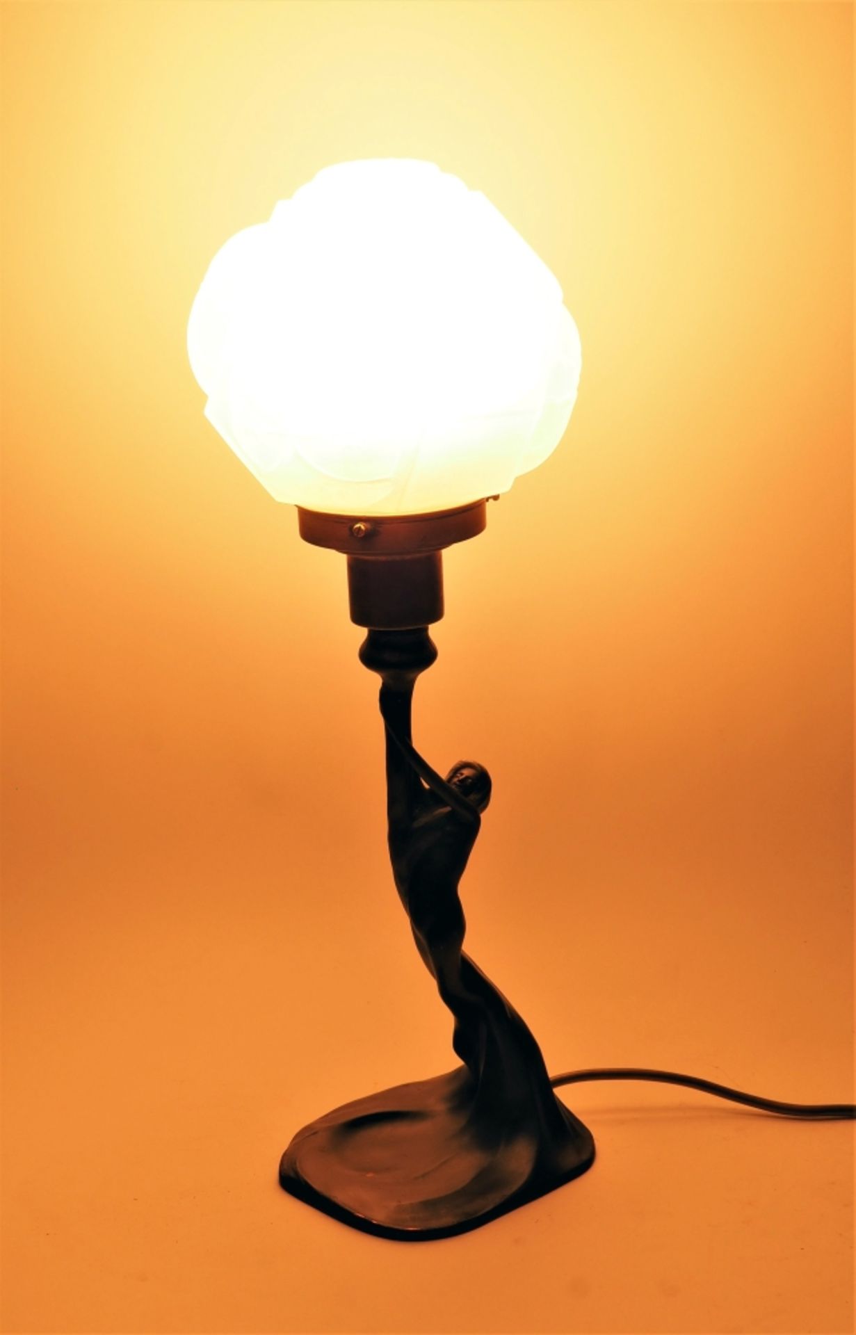 Table Lamp Art Nouveau - Image 2 of 3