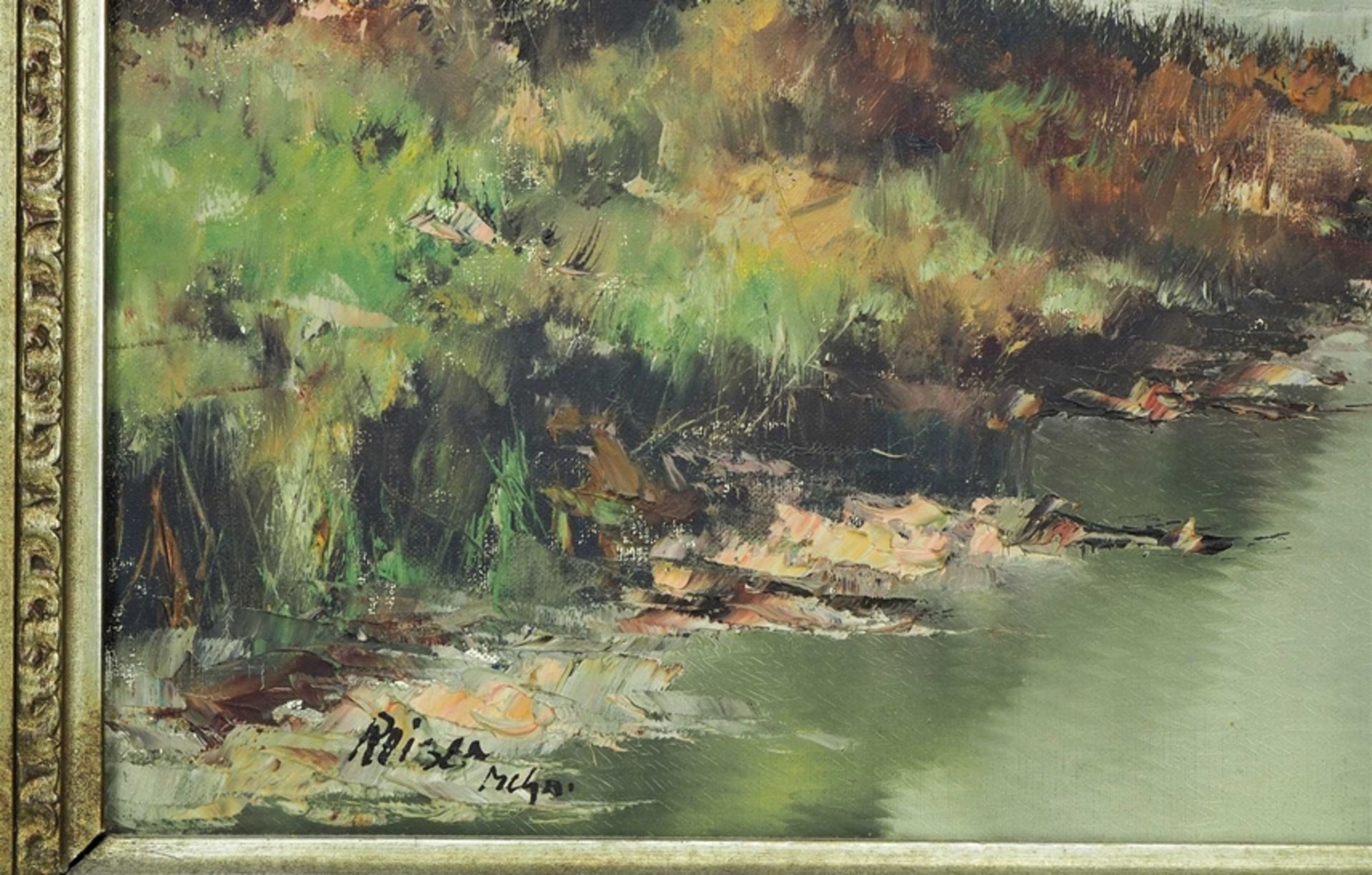 Carl Reiser (1877-1950, München) - Moorlandschaft mit Birken - Bild 2 aus 3