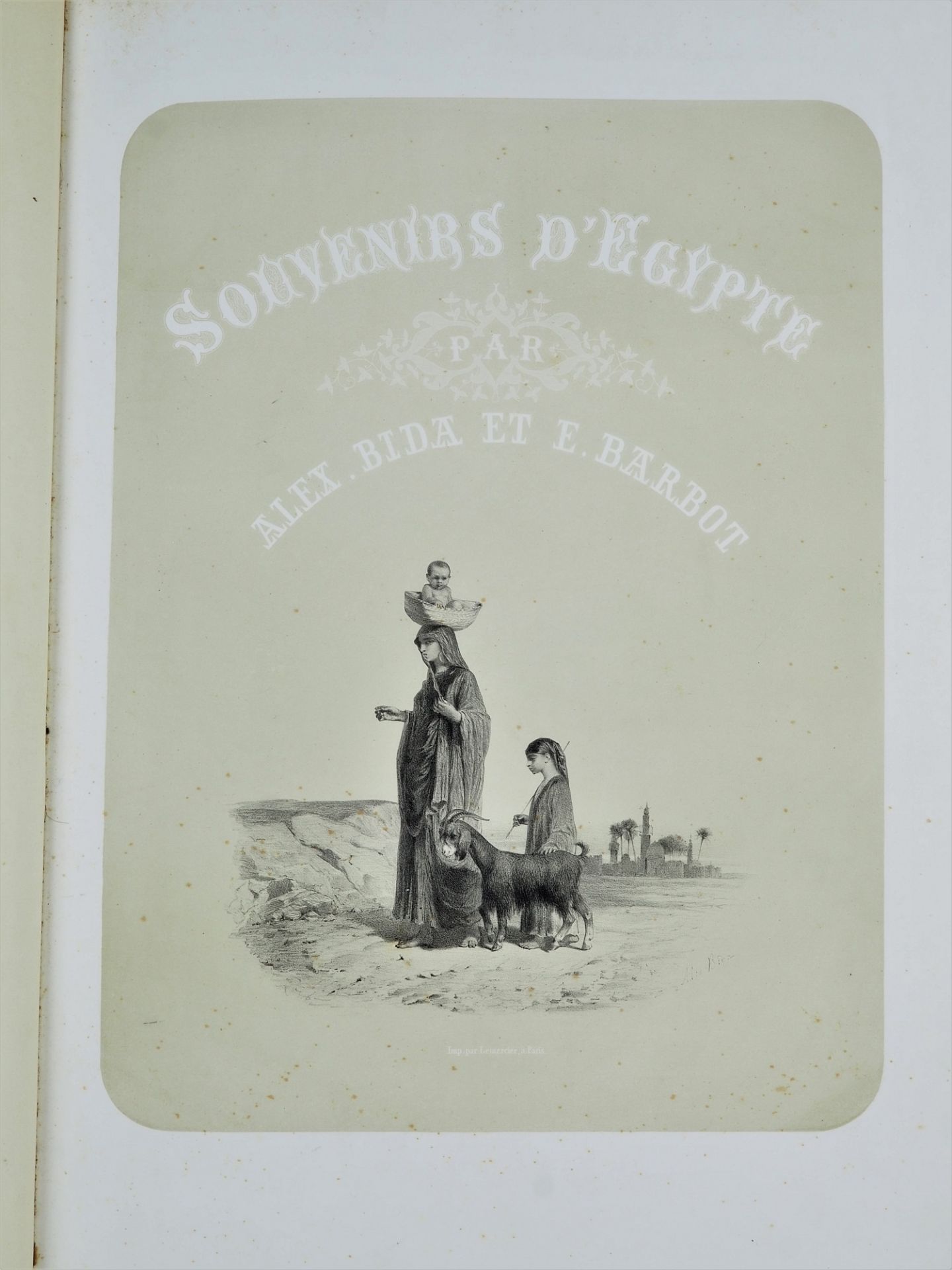 Alex Bida & E. Barbot - Souvenirs d'Égypte - Image 2 of 8