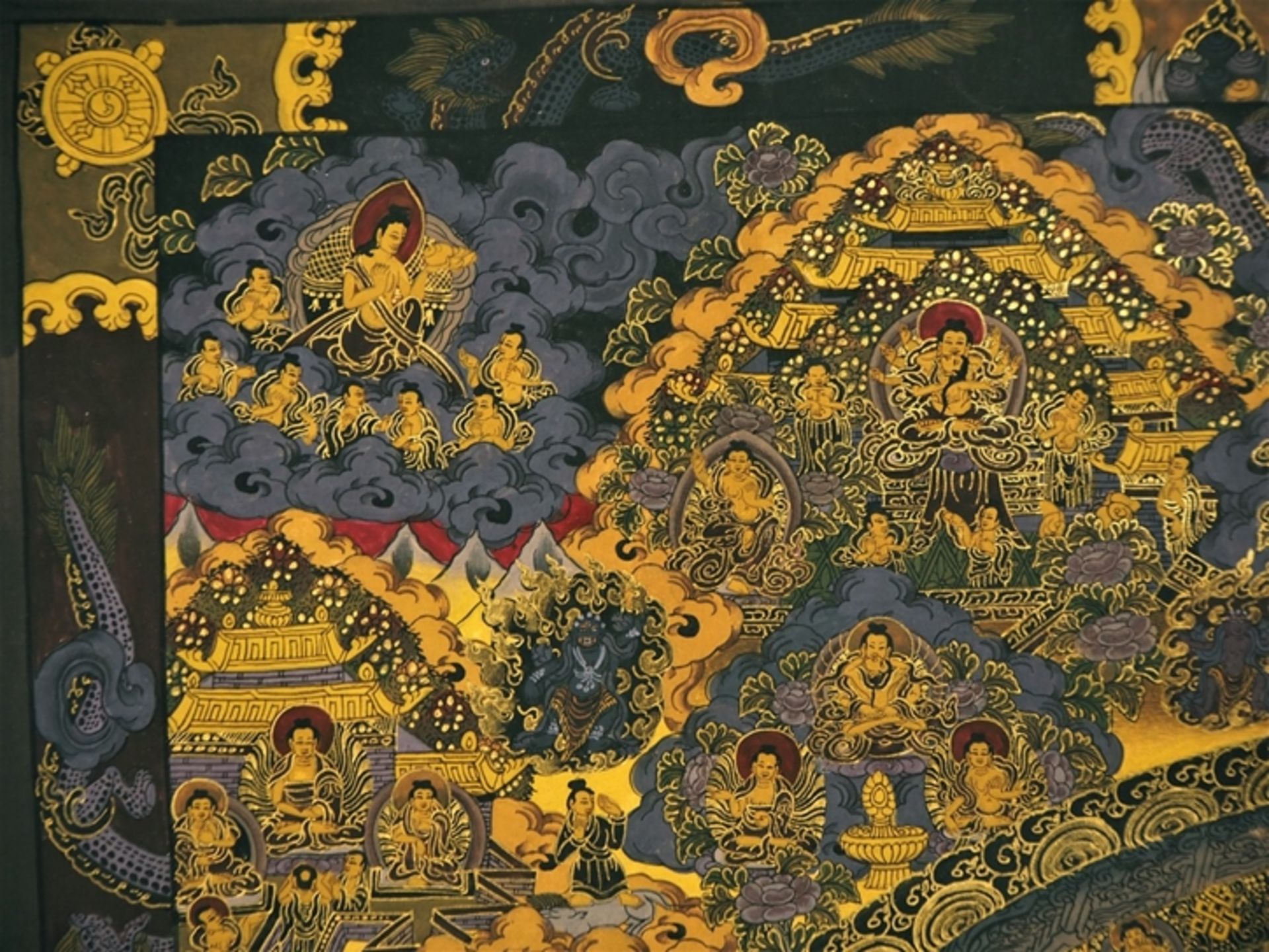 Thangka, Tibet, budhistischer Lamaismus - Bild 5 aus 6