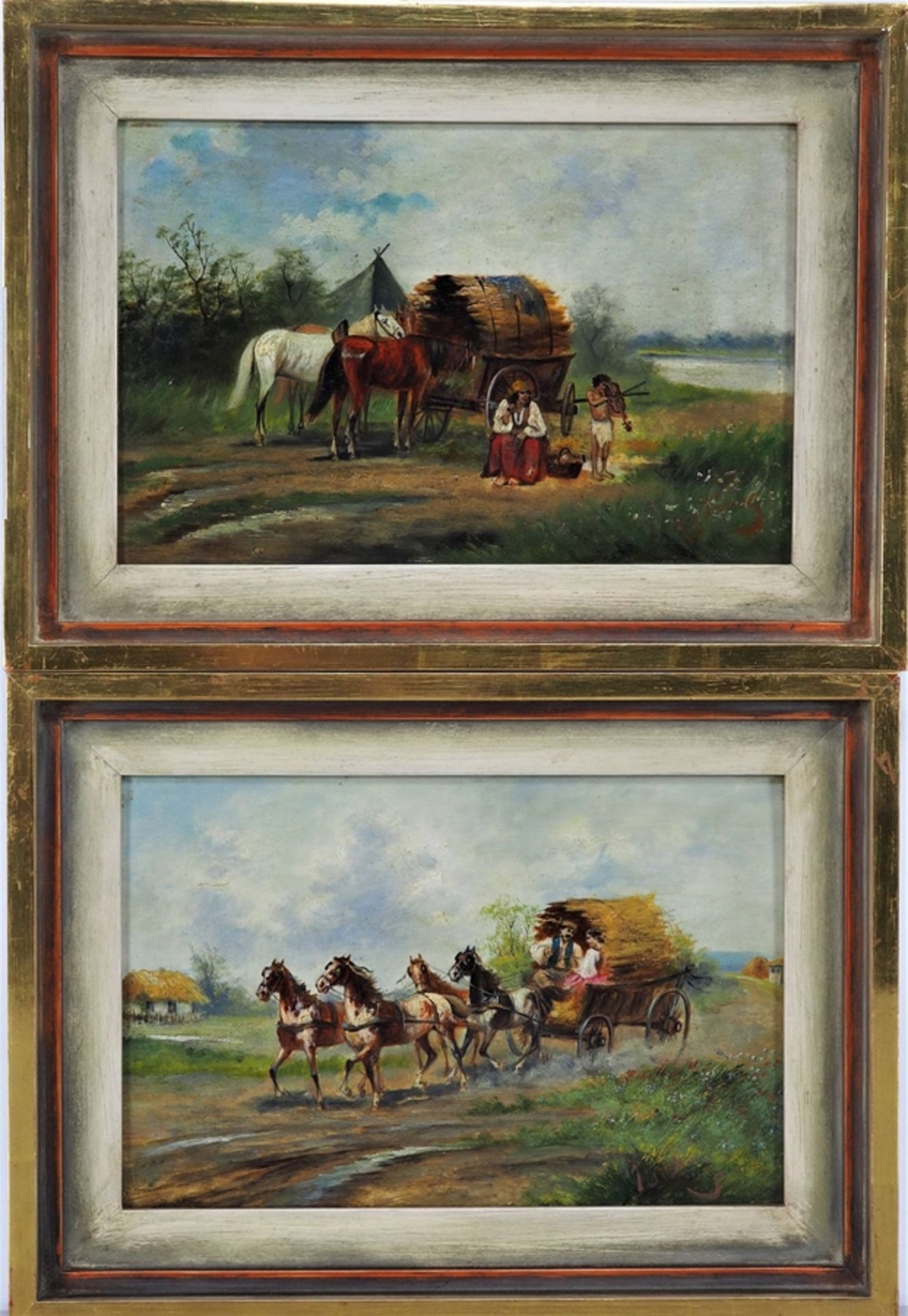Kis Janos - Paar Gemälde um 1930