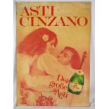 Werbeplakat "Asti Cinzano"