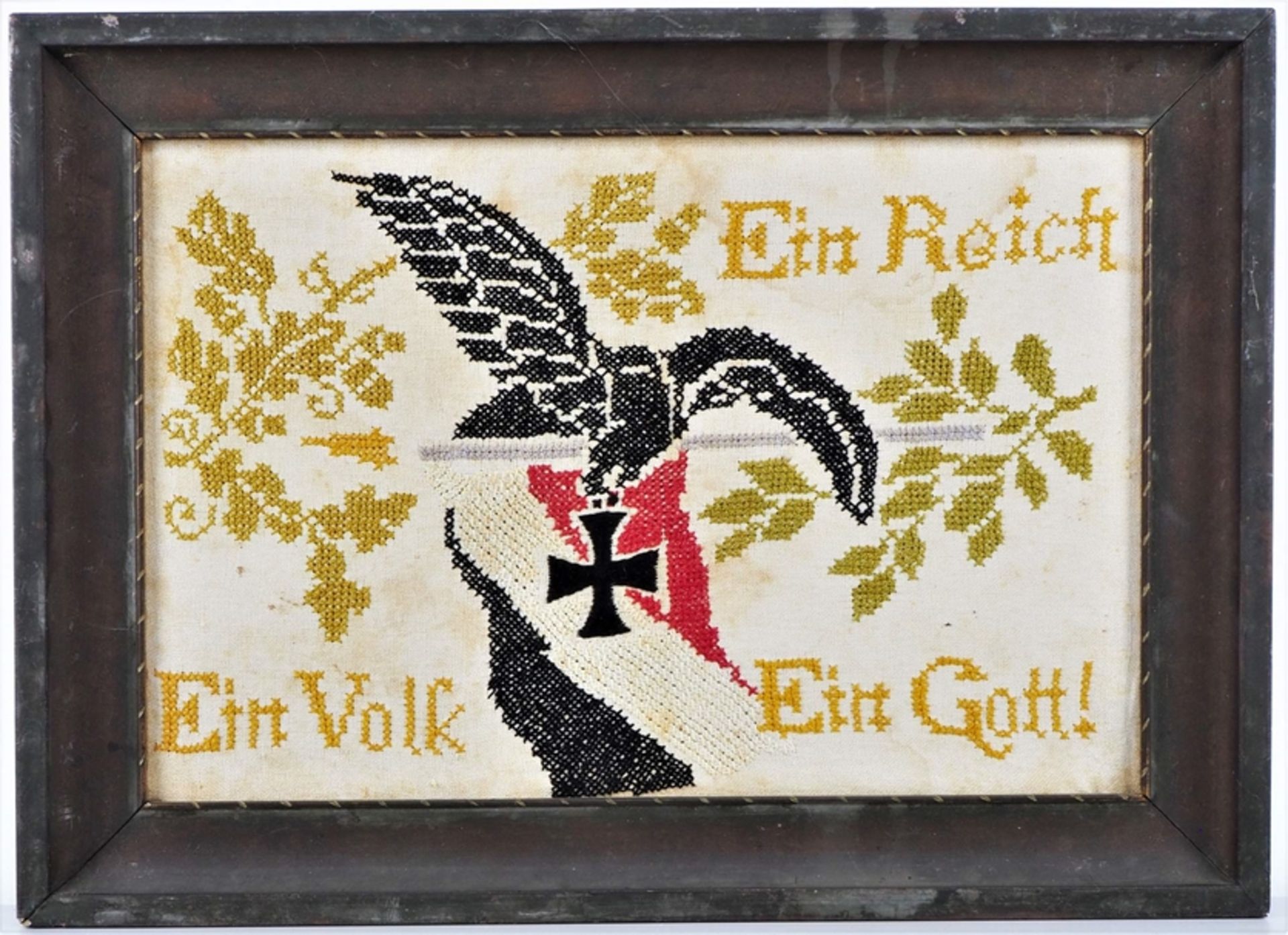 1. WK, Stickerei im Rahmen, Deutsches Kaiserreich