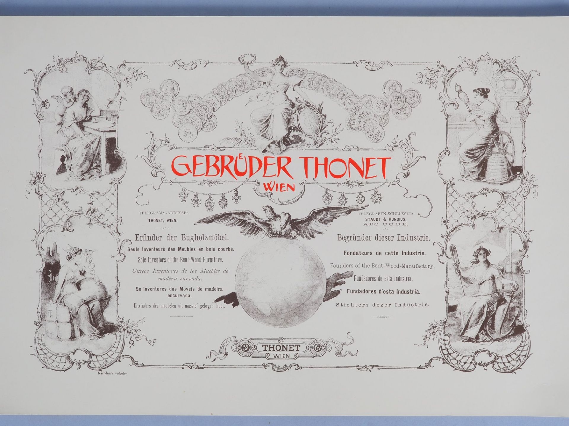 Gebrüder Thonet Wien, Reprint des Verkaufskatalogs von 1895