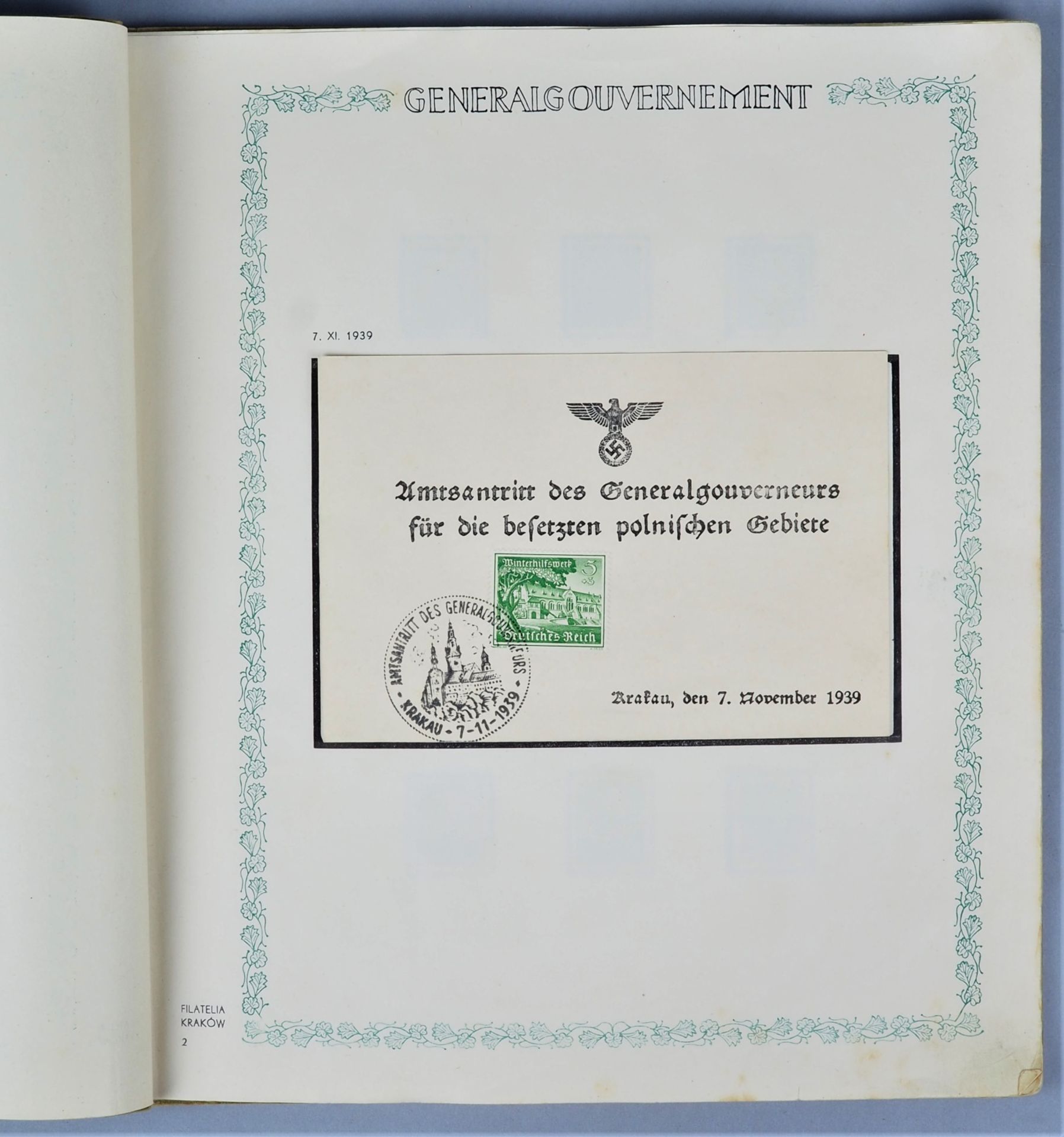 Vollständiges Briefmarken Album, Deutsches Reich - Generalgouvernement (1939-1945) - Bild 2 aus 6