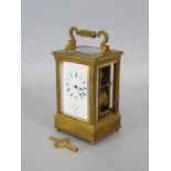 Große französische Reiseuhr um 1890