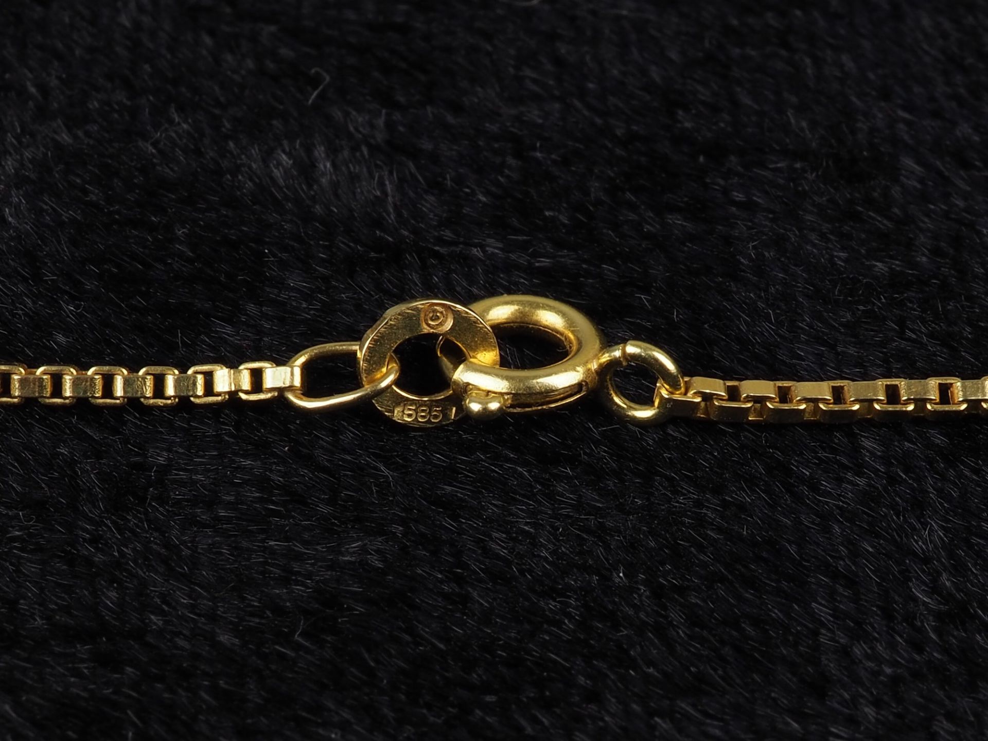 Zierliche Goldkette, Venezianerkette 585GG, 61cm - Bild 2 aus 2