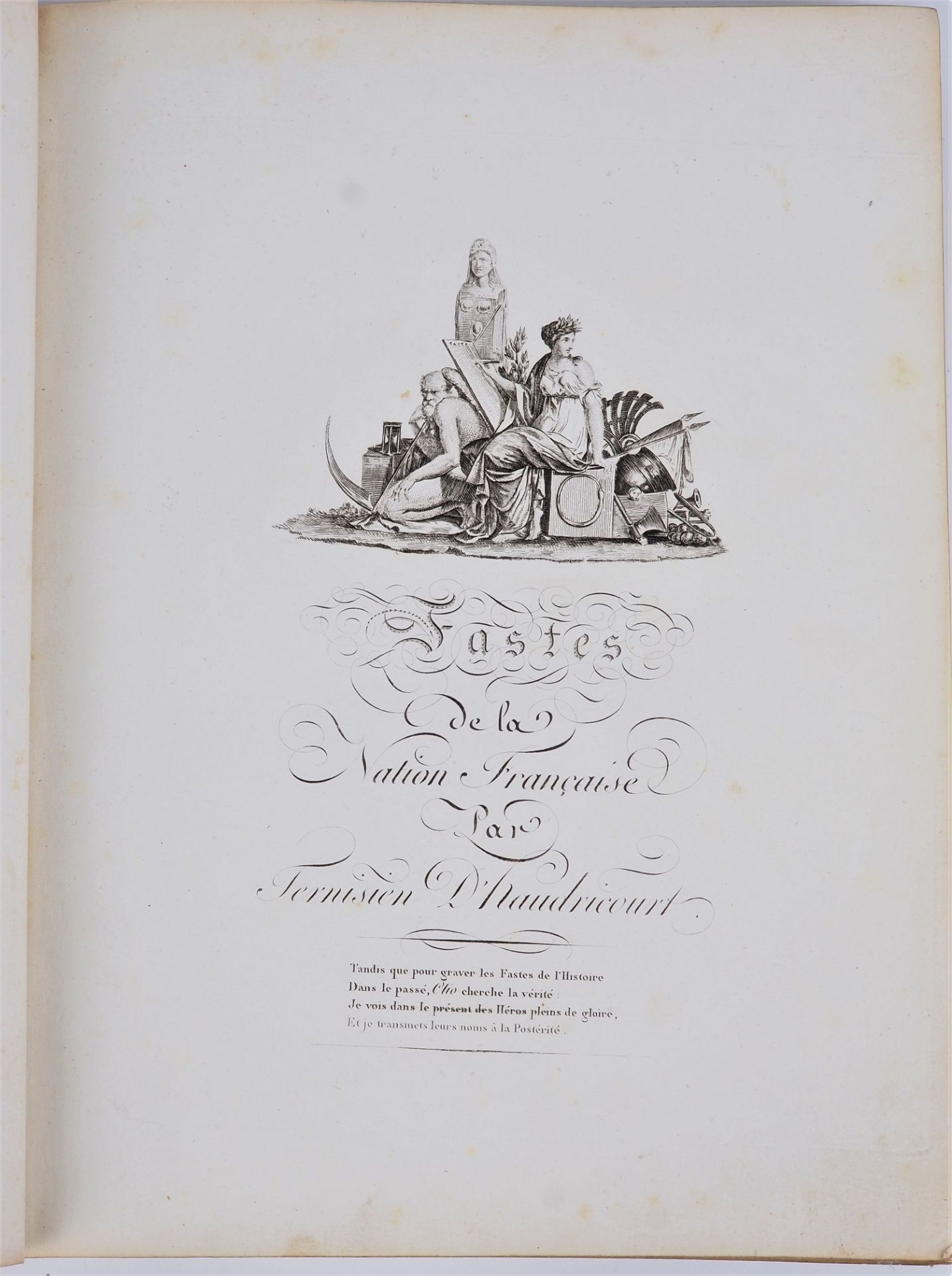 Ternisien d`Haudricourt - Fastes de la nation française, 1804, 3 Bände - Bild 3 aus 4