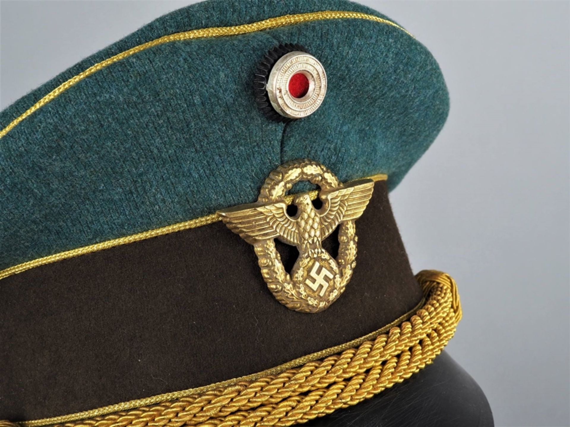 Schirmmütze für Polizei Generale, Nationalsozialistisches Deutsches Reich - Bild 6 aus 6