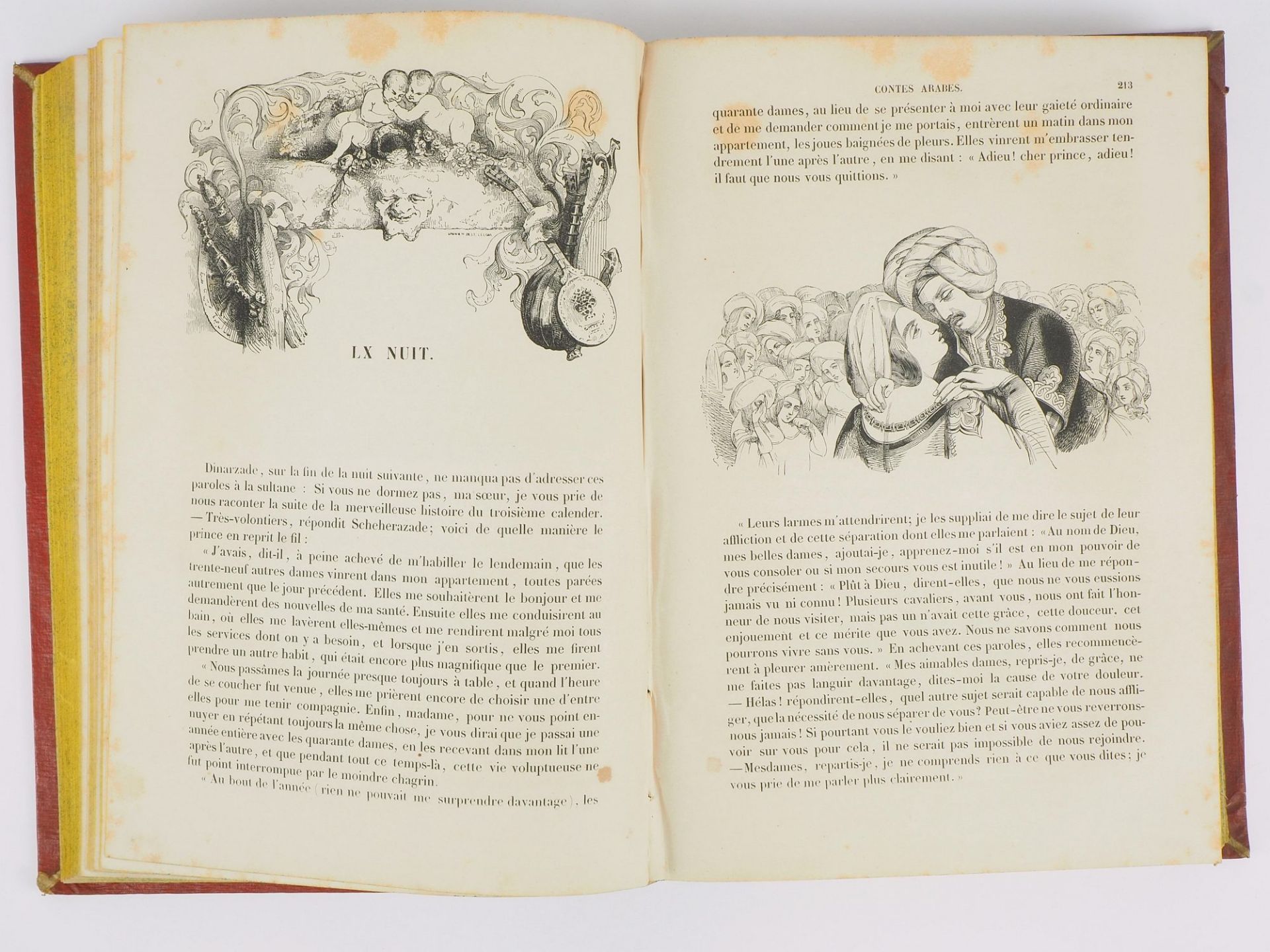 Les Mille et une nuits éd. Bourdin, ohne Datum (um 1860), 3 Bände - Bild 3 aus 3