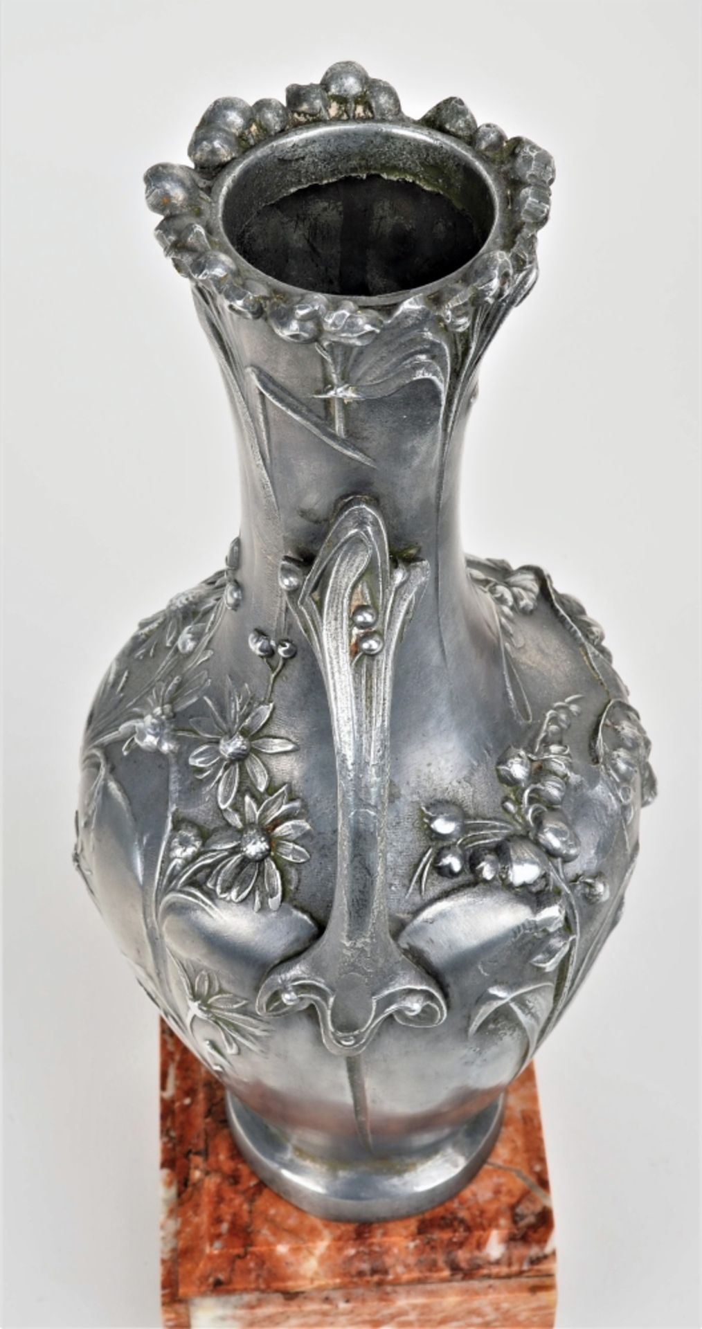 Paar Amphoren Vasen, Frankreich um 1900 - Bild 3 aus 4