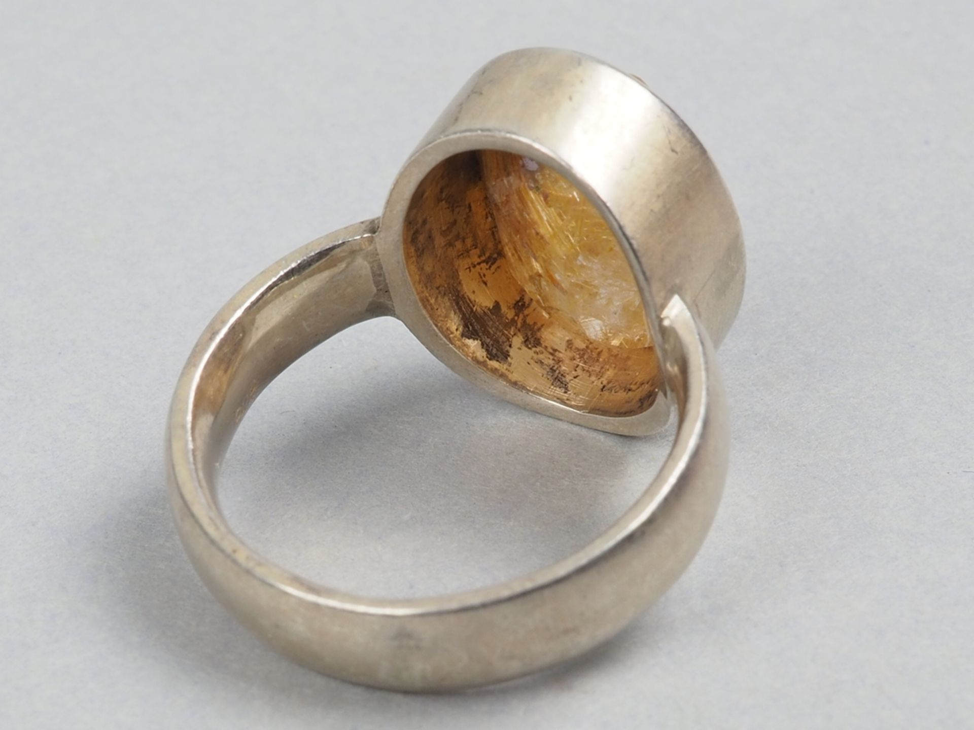Designer Silber Ring, Rutilquarz - Bild 2 aus 3