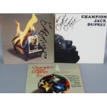Champion Jack Dupree (1910 - 1992), handsignierte Schallplatten (LP)