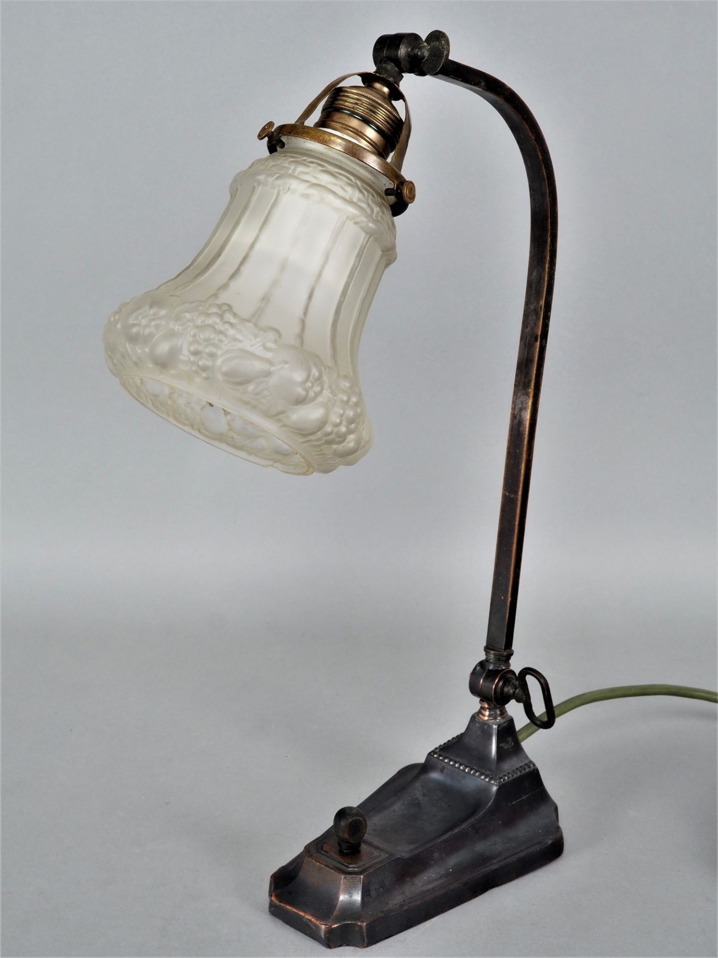 Jugendstil Tischlampe um 1900 - Bild 2 aus 2