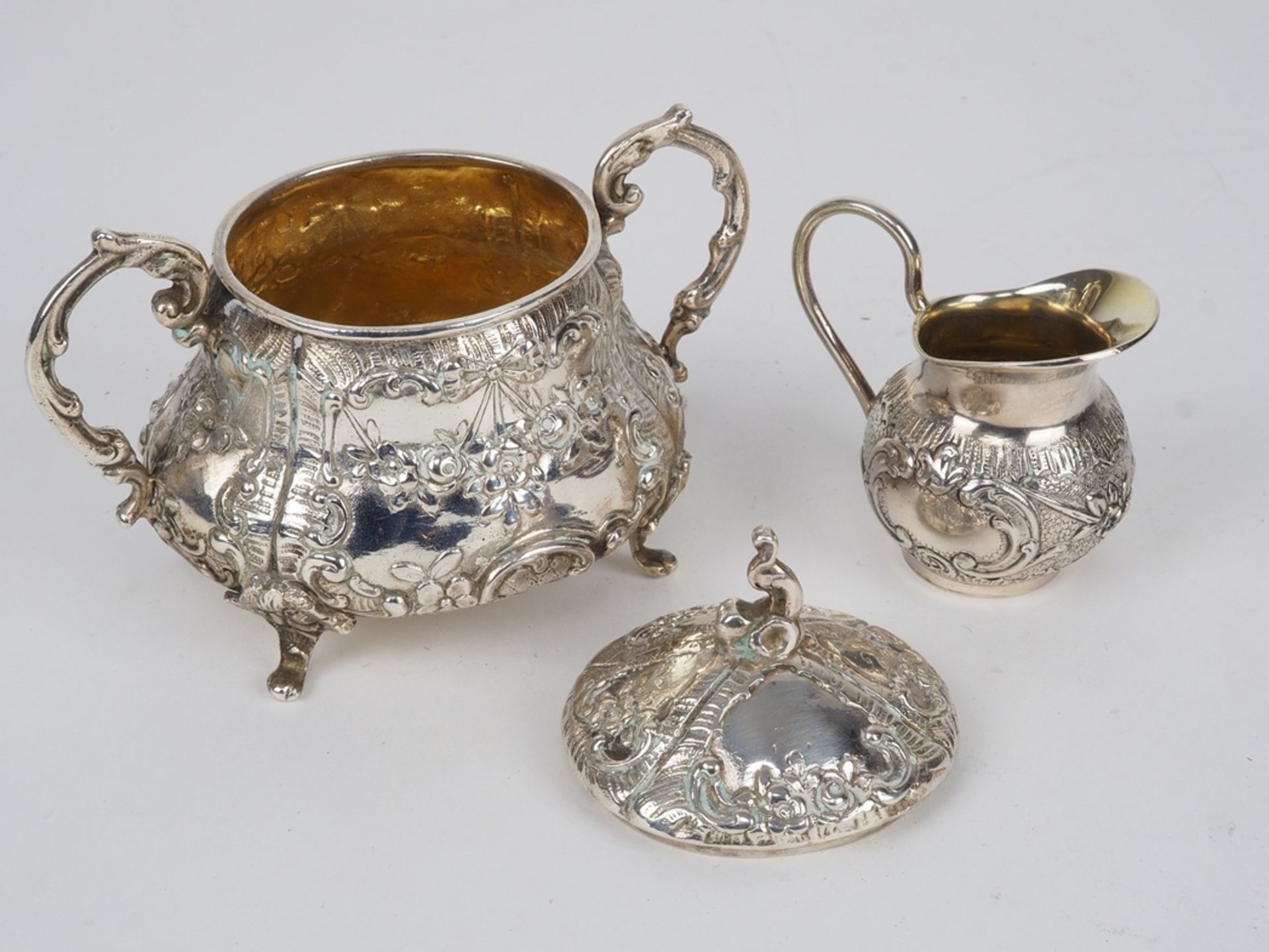 Miniature tea service, 800 silver - Image 4 of 5