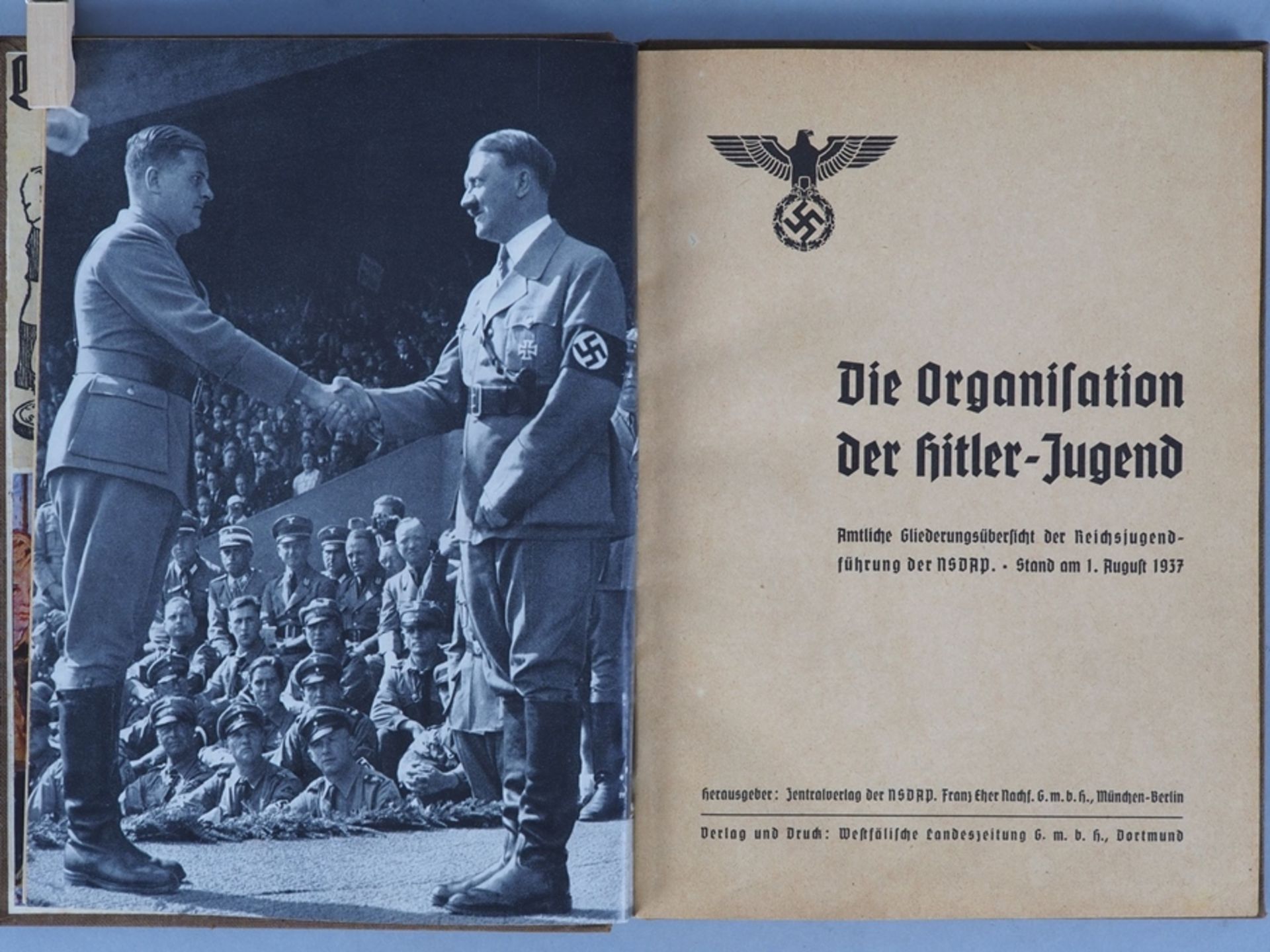 Seltenes Buch: Die Organisation der Hitler-Jugend, Aufbau Gliederung Anschriften 1937 - Bild 3 aus 5