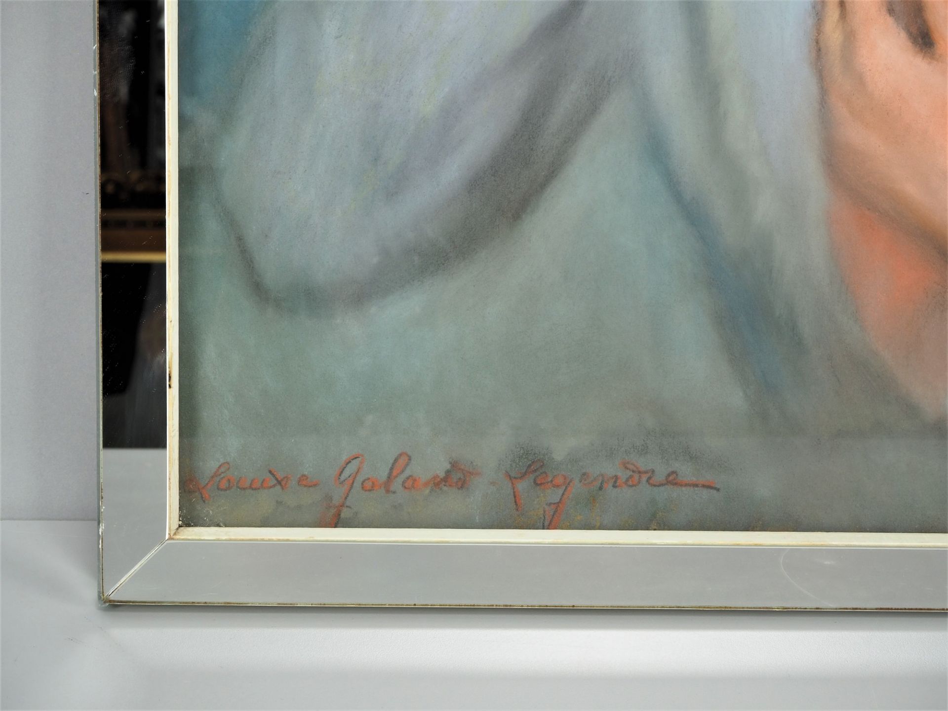 Louise Galand-Legendre (1876-1955) - Damenporträt Pastell - Bild 3 aus 3