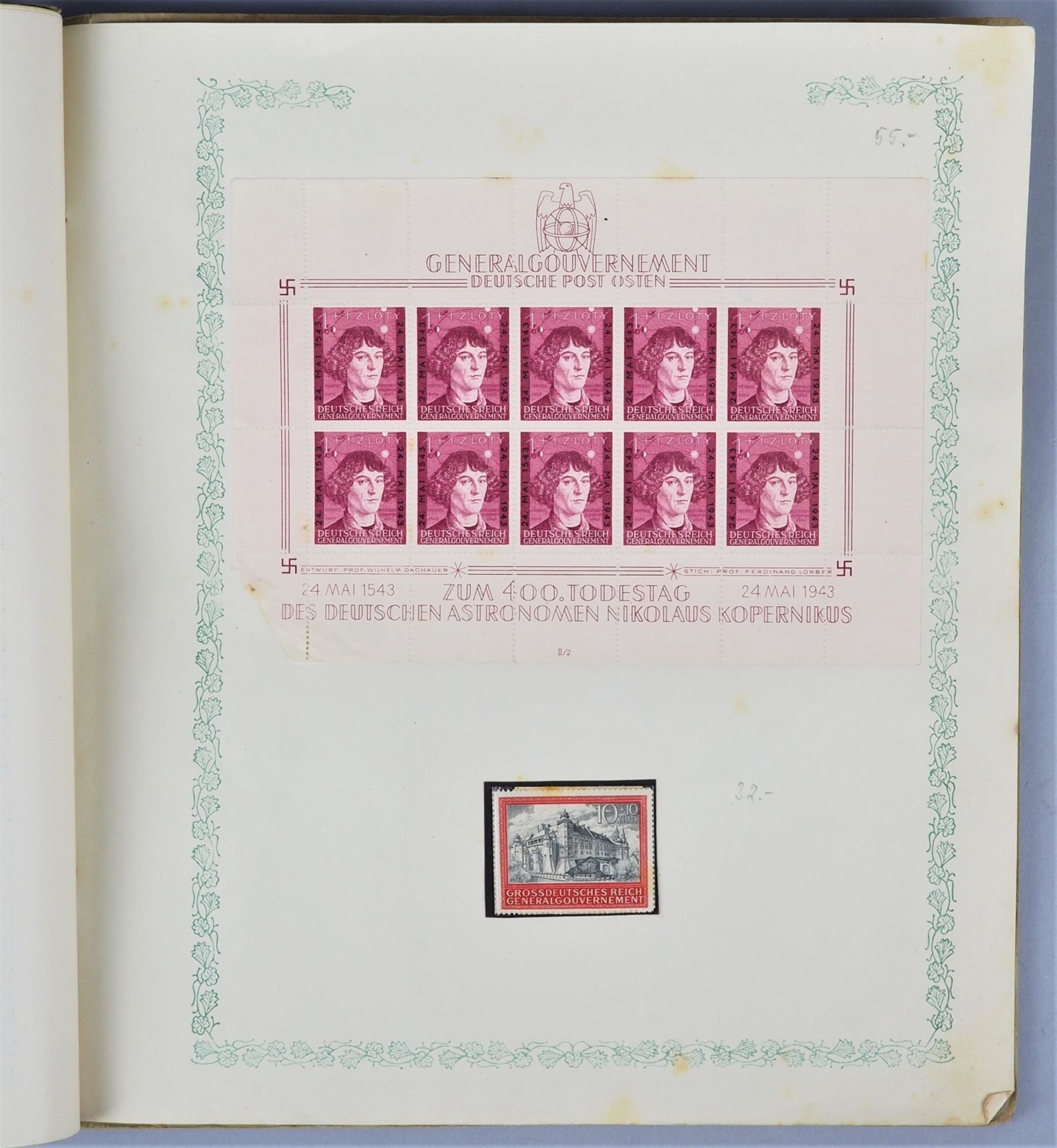 Vollständiges Briefmarken Album, Deutsches Reich - Generalgouvernement (1939-1945) - Bild 6 aus 6