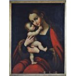 Barockgemälde Madonna mit Kind