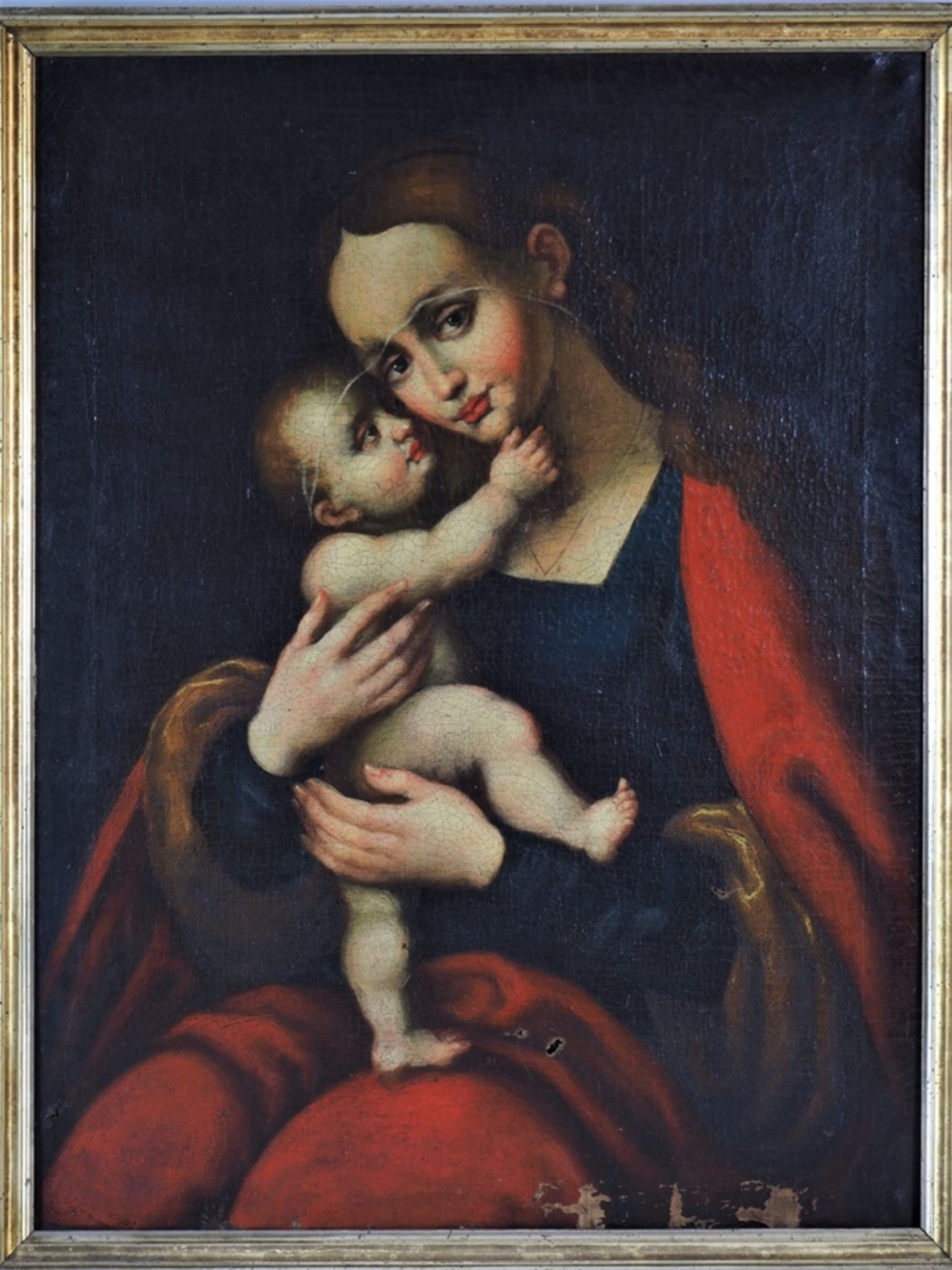 Barockgemälde Madonna mit Kind