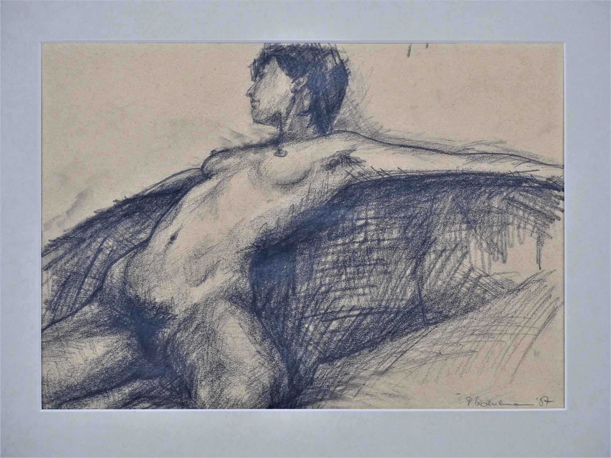 Ralf Koenemann (*1961, Essen) - Pair of nude drawings, 1987-89. - Image 3 of 7