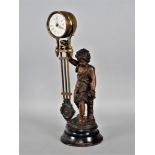 Figuren Schwingpendel Uhr, Frankreich um 1880