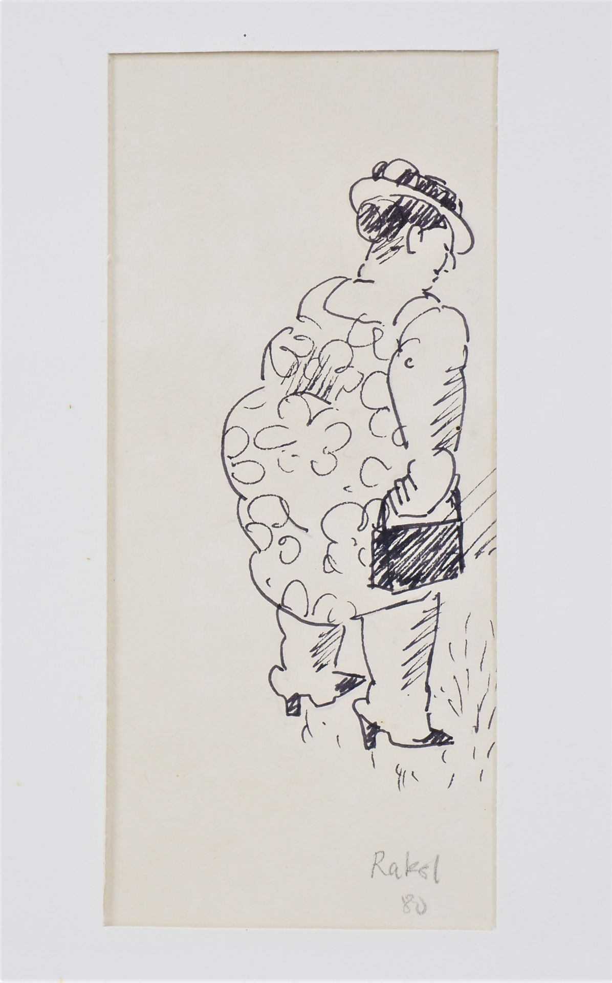 Sigurd Rakel (*1943, Sigmaringen) - zwei Karikaturen - Bild 3 aus 3