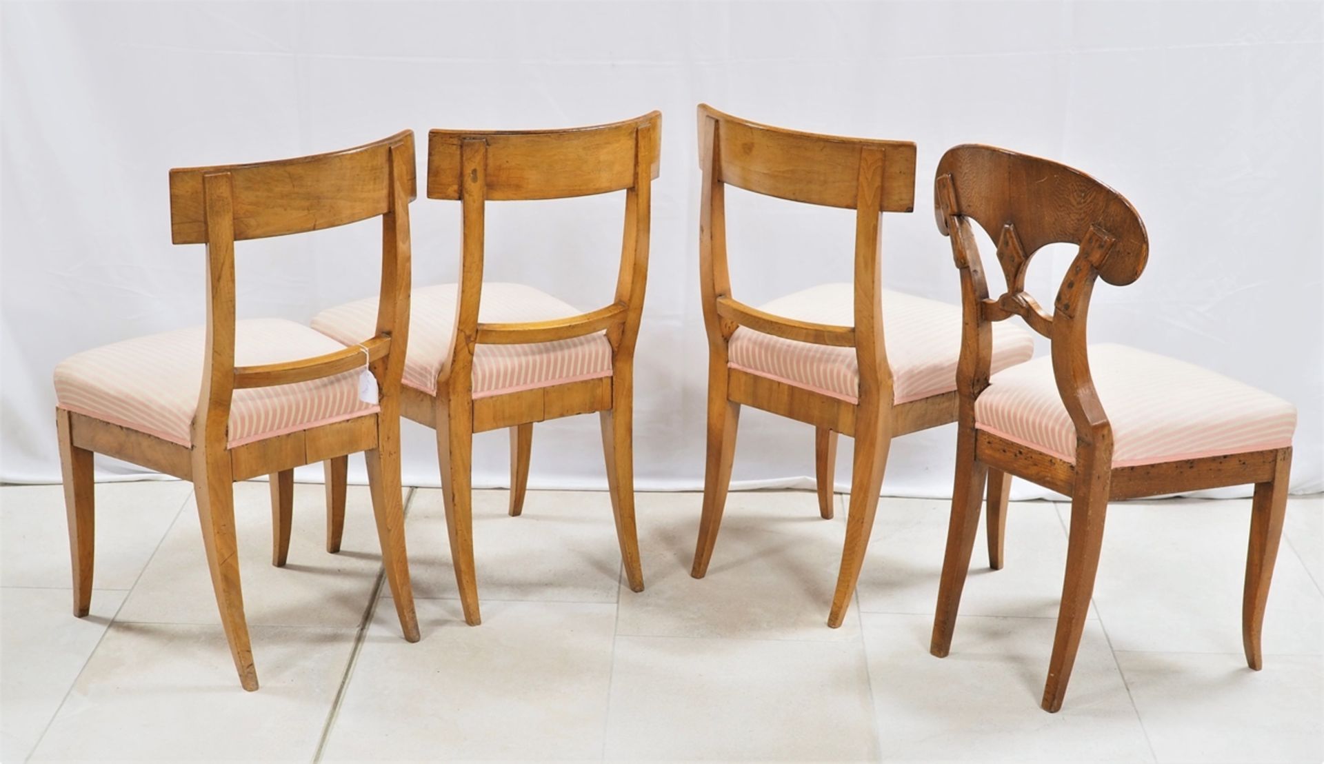 Konvolut Biedermeier Stühle um 1820 - Bild 2 aus 2