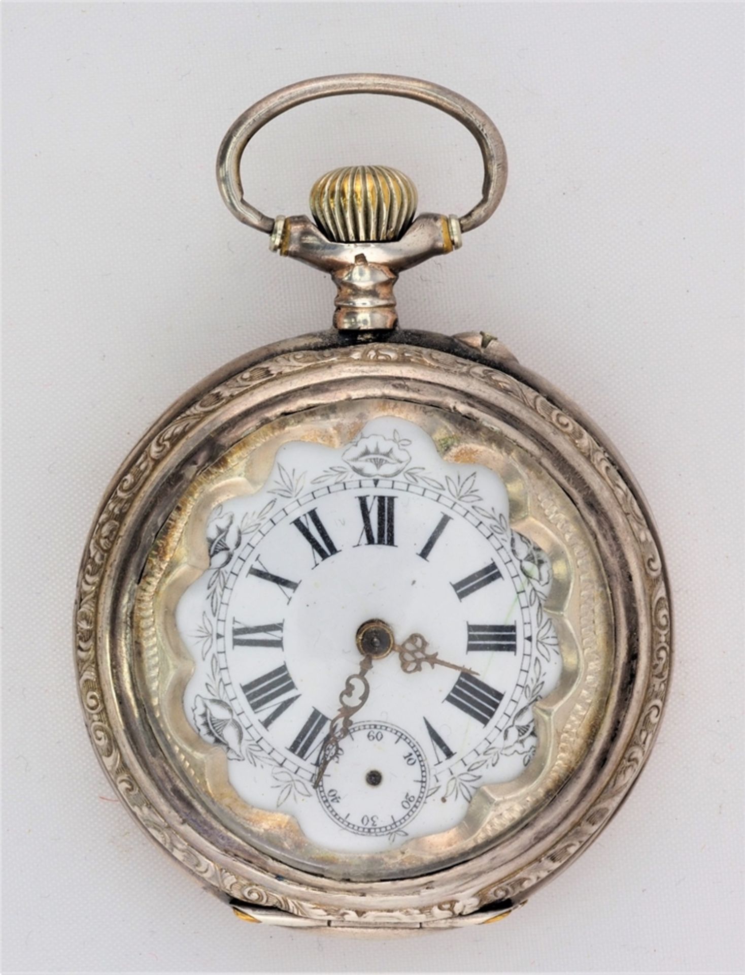 Men's pocket watch around 1880, Alpine.