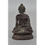 Kleine Buddha Statuette, Bronze