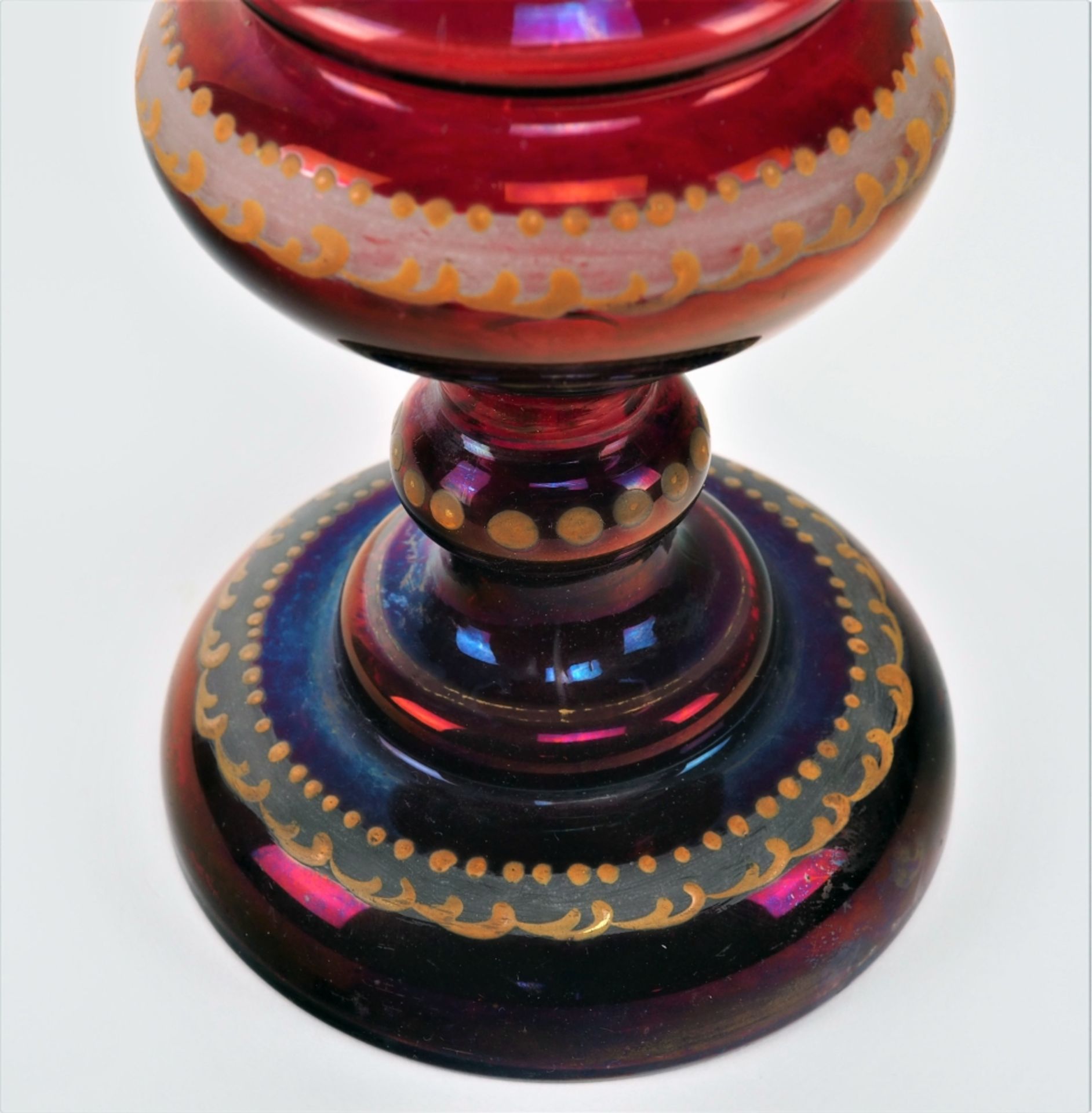 Paar böhmische Vasen - Bild 3 aus 3