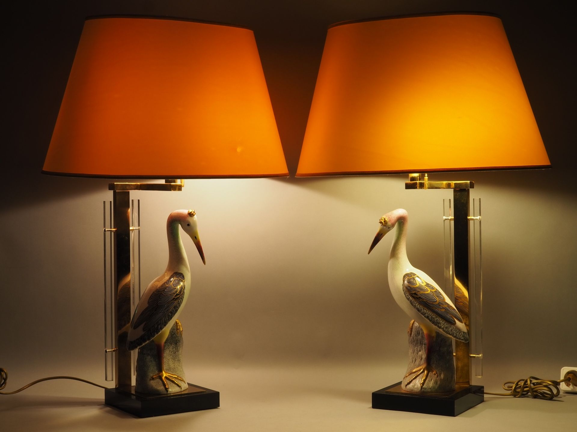 Paar Designer-Tischlampen, Giulia Mangani Italy - Bild 3 aus 6