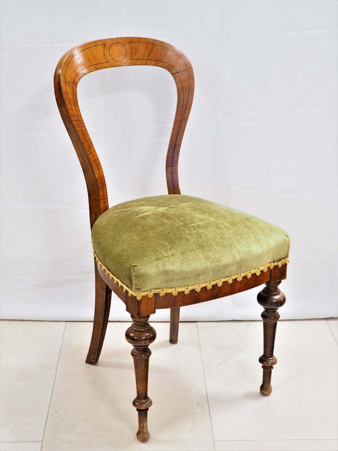 Einzelner Stuhl, um 1840 - Bild 2 aus 4