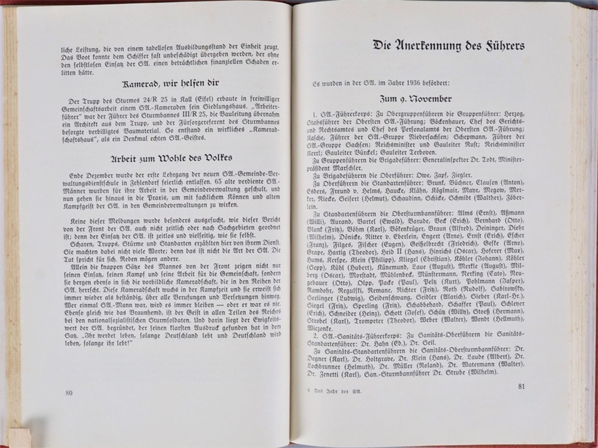 Extrem seltenes Buch: "Das Jahr der SA. - Vom Parteitag der Ehre zum Parteitag der Arbeit", 1938 - Bild 3 aus 6
