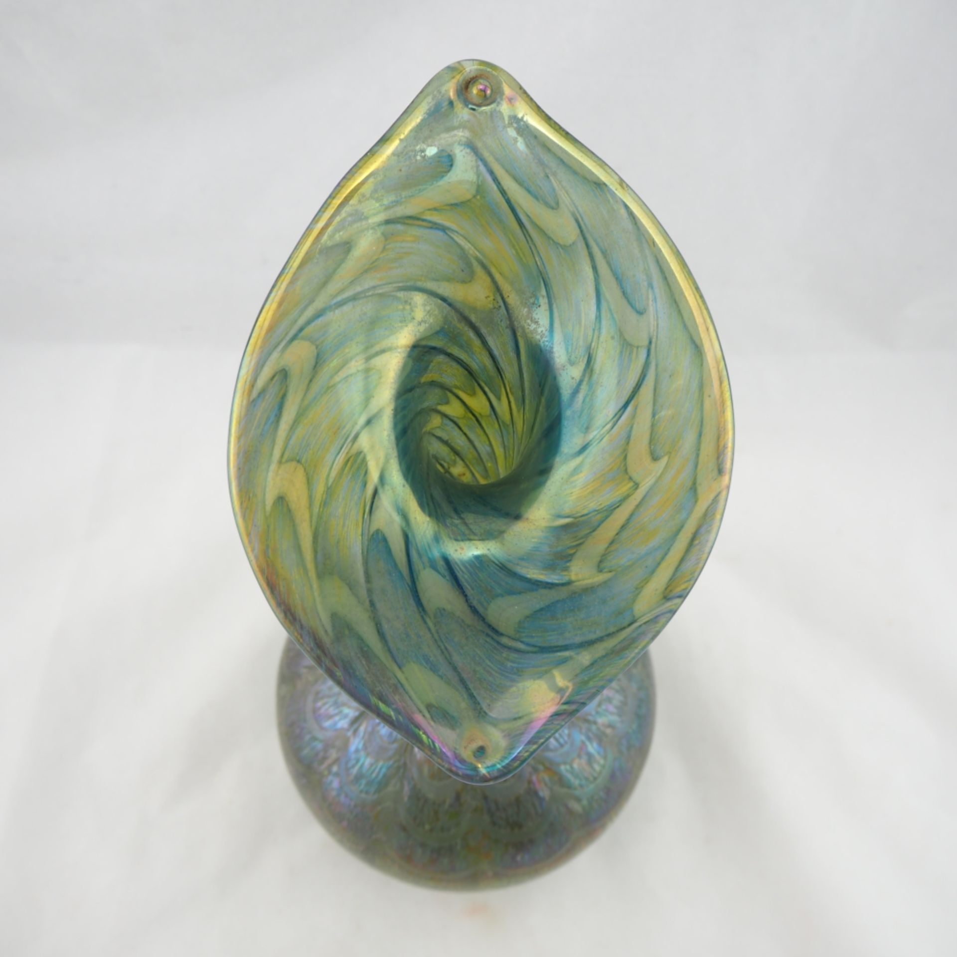 Jugendstil-Vase aus Glas, Rosenthal - Bild 2 aus 4