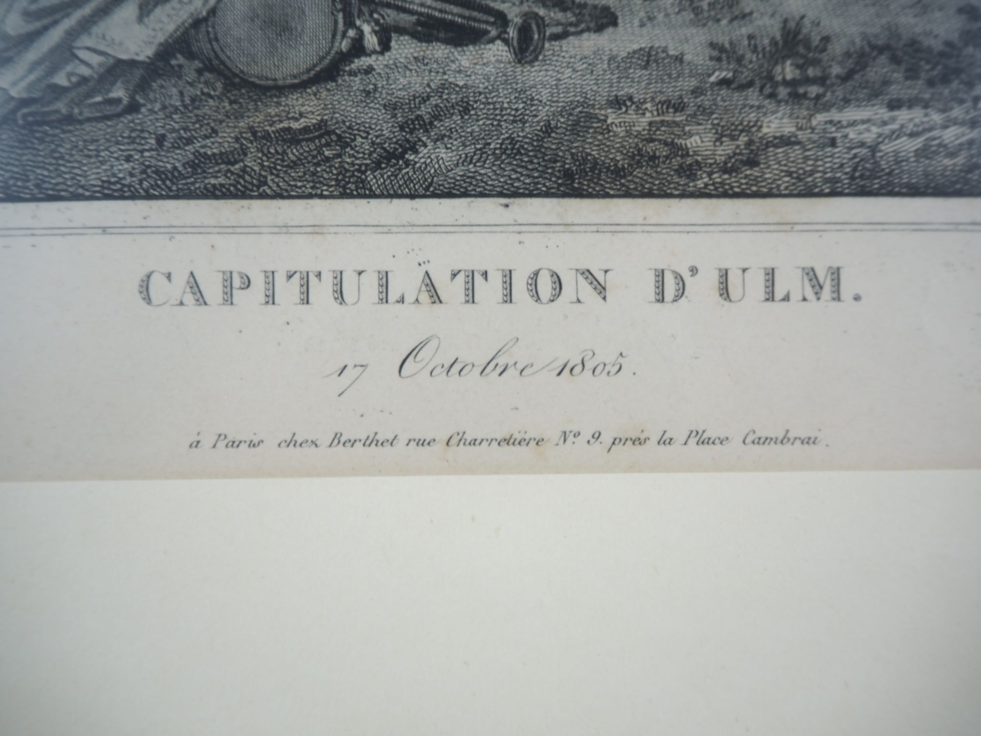 Stich Kapitulation Ulms vor Napoleon - Bild 2 aus 4