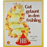 Großes HB Werbeplakat