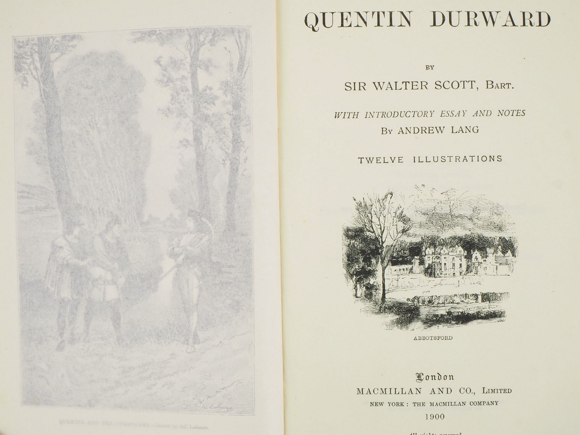 Sir Walter Scott - Quentin Durward, 1900 - Bild 2 aus 3