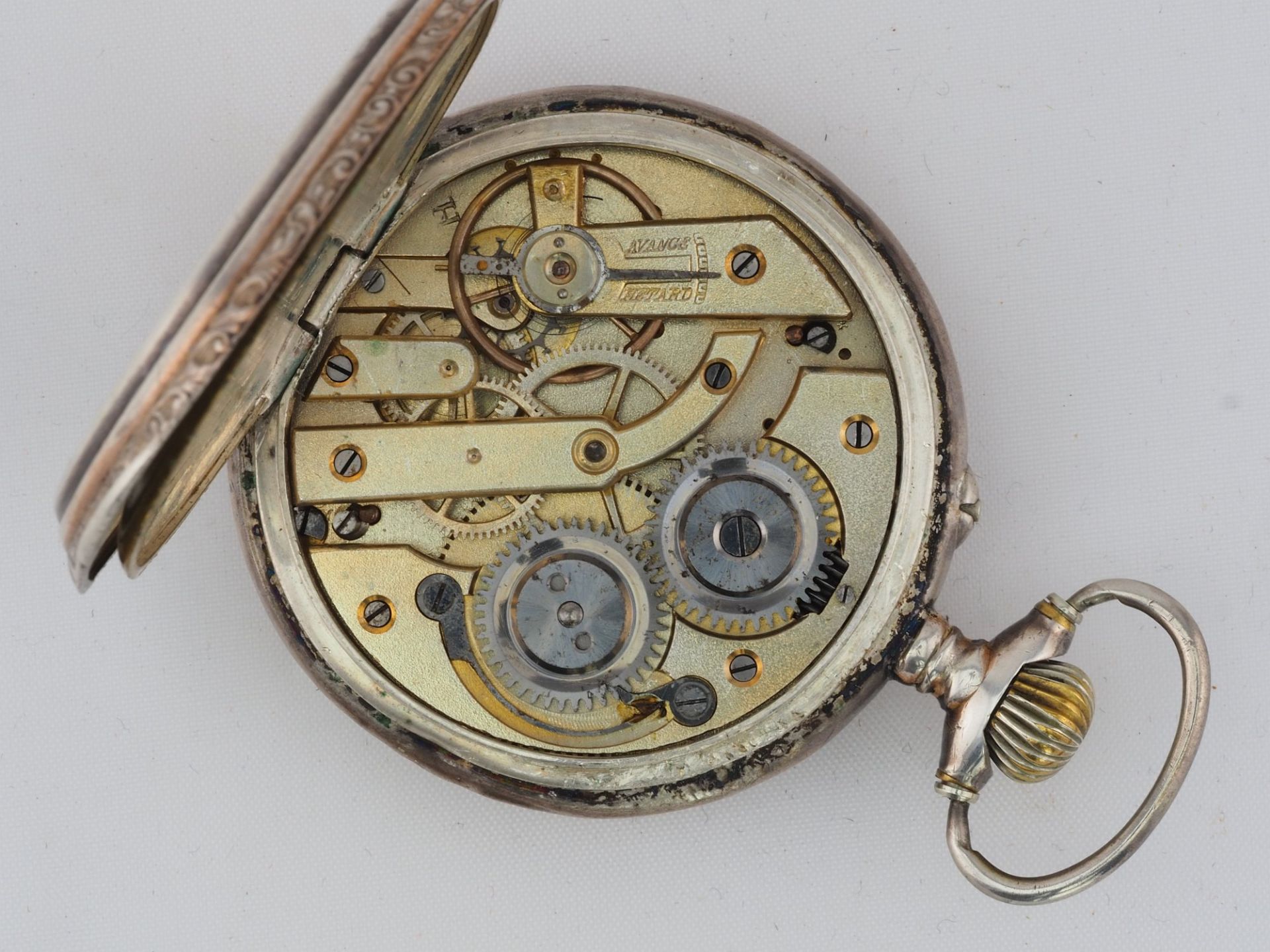 Men's pocket watch around 1880, Alpine. - Image 3 of 4