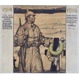 Fritz ERLER (1868 - 1940) - Lithografie, Königlich Bayerisches 12. Infanterie-Regiment „Prinz Arnul