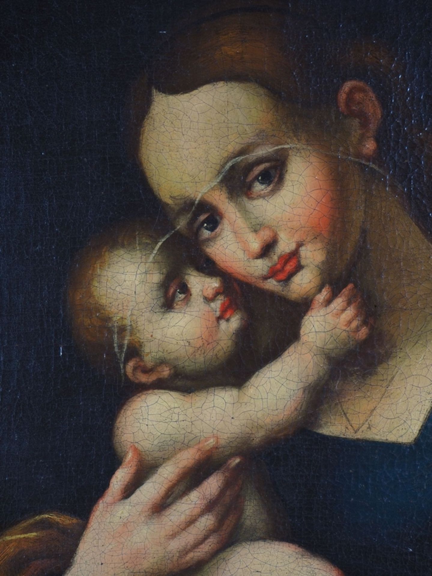 Barockgemälde Madonna mit Kind - Bild 3 aus 4
