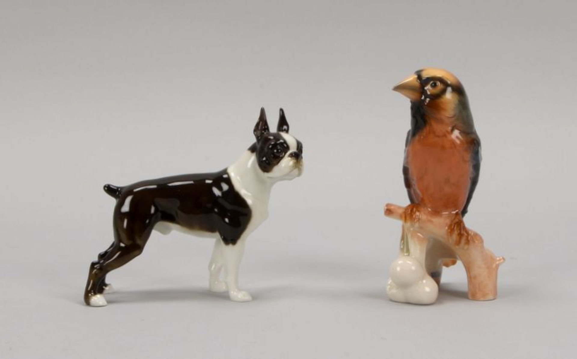2 Porzellanfiguren, verschiedene Manufakturen und Ausf&uuml;hrungen: 1x Hutschenreuther, &#039;Boxer - Bild 2 aus 4