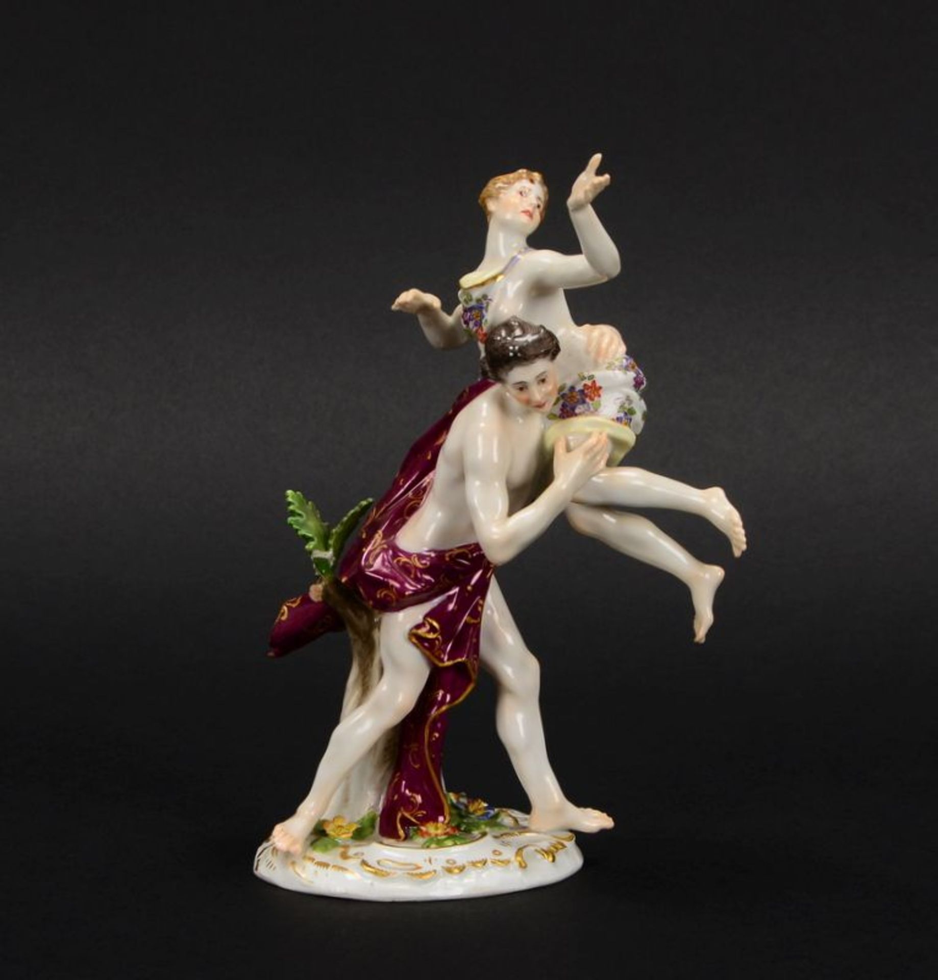 Meissen (Knaufzeit, Schwertermarke - I. Wahl), Porzellanfigur, &#039;Frauenraub&#039; - wohl &#039;R