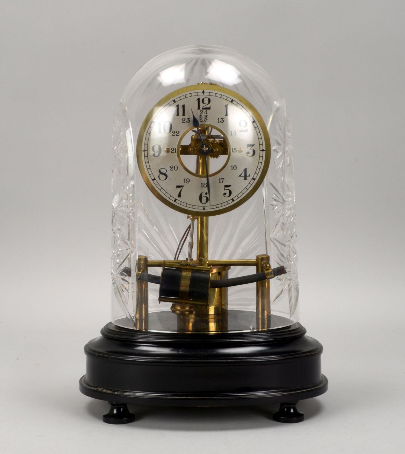 Tischuhr (Frankreich, um 1930), &#039;Bulle Clock&#039; - seltene batteriebetriebene Pendulette mit
