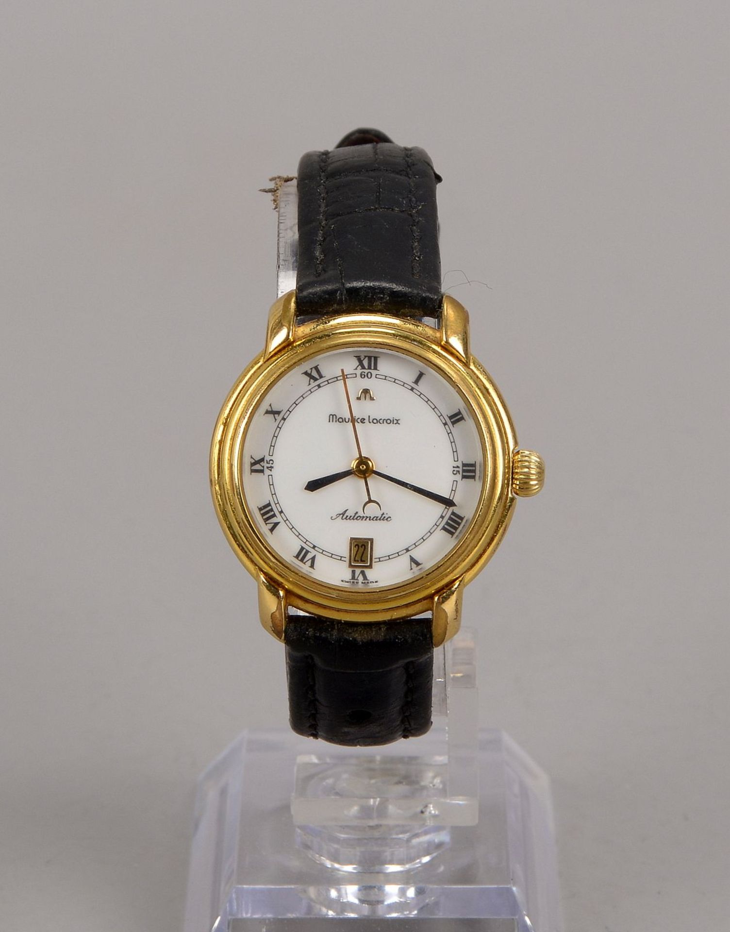 Damen-Armbanduhr, Maurice Lacroix, Automatic, Edelstahl/vergoldet, Geh&auml;use-Nr. &#039;62392&#039