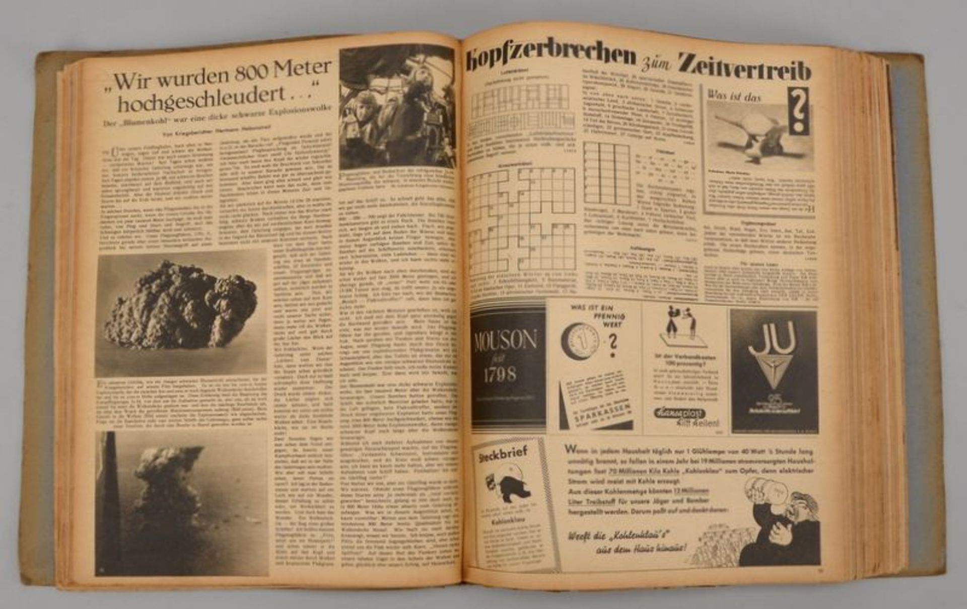 Zeitschriftensammlung, &#039;Luftwaffe&#039; (III. Reich): &#039;Der Adler&#039;, Jg. &#039;1942&#03 - Image 3 of 3