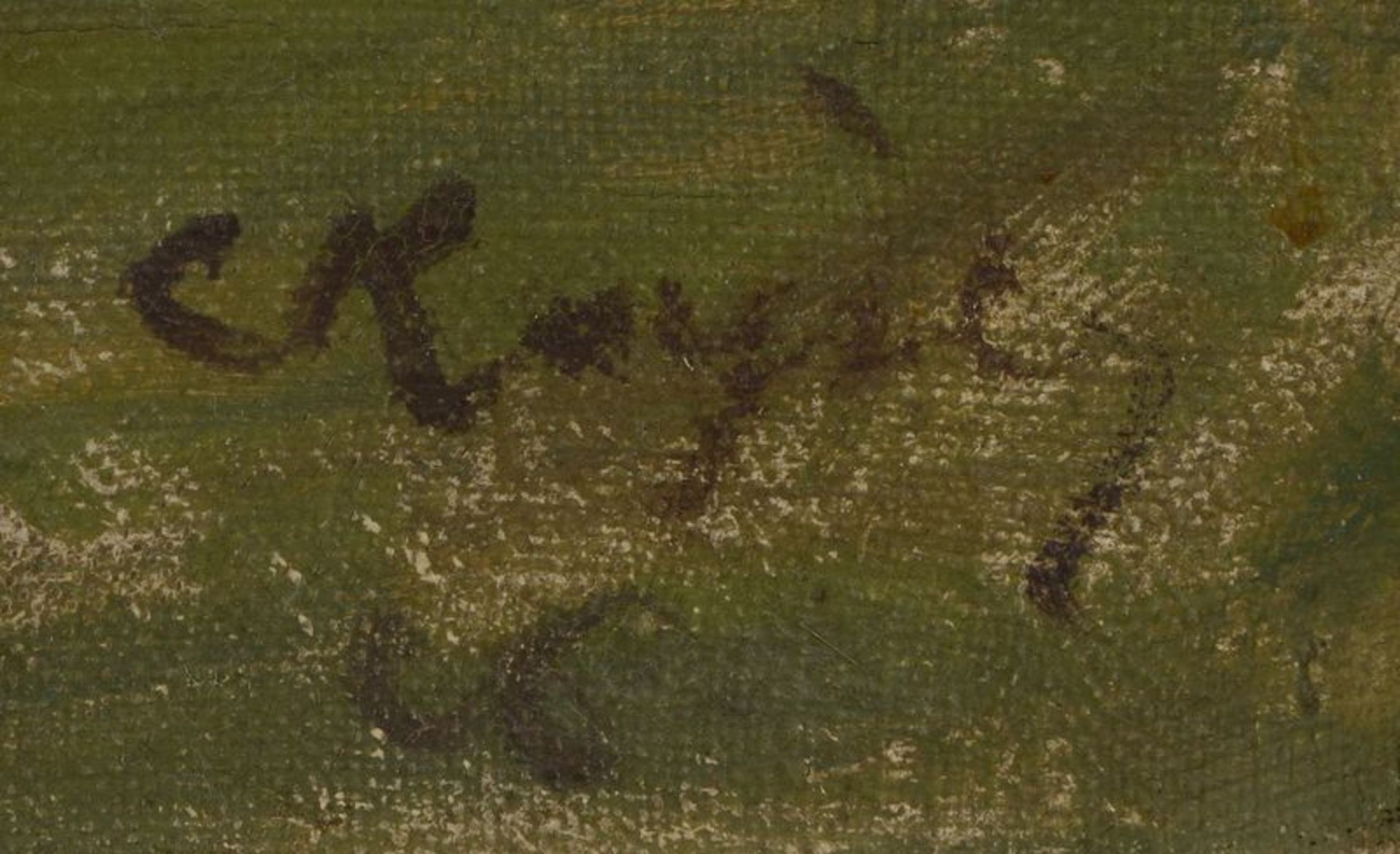 Kayser, Conrad (1880 - 1945), &#039;Vorfr&uuml;hling&#039;, &Ouml;l/Lw, unten rechts signiert, unger - Image 2 of 3