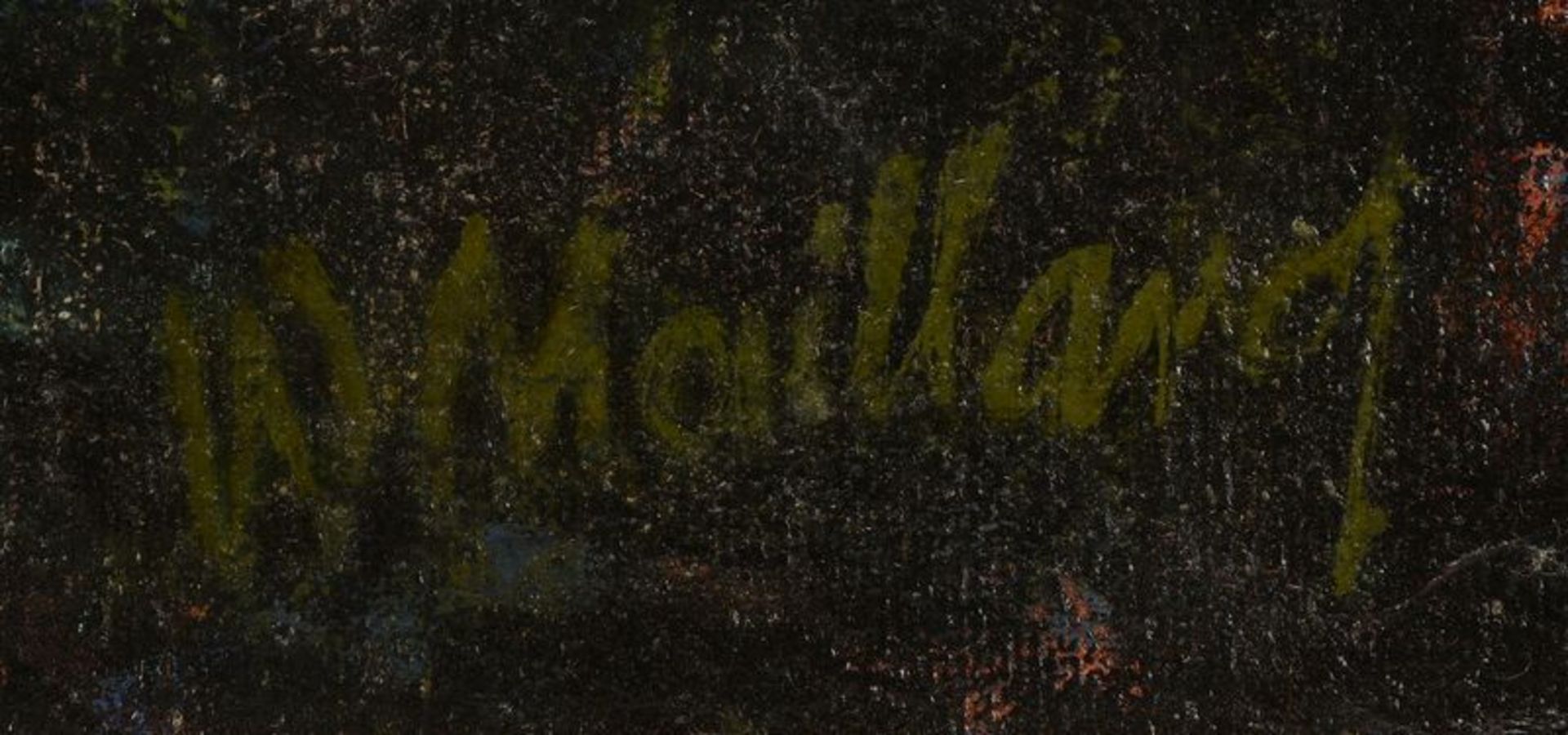 Maillard, Wolf (1926 - 1989, Berlin), &#039;W&uuml;mme bei Fischerhude&#039;, &Ouml;l auf Platte/ger - Image 2 of 2